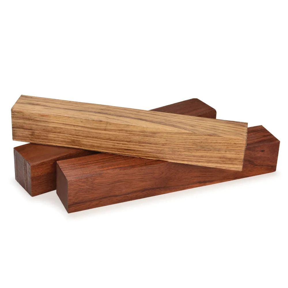 Ebiara, Beli, and Mesquite Turning Stock Assortment - 2" x 2" x 12" - 3 Piece - Image 1