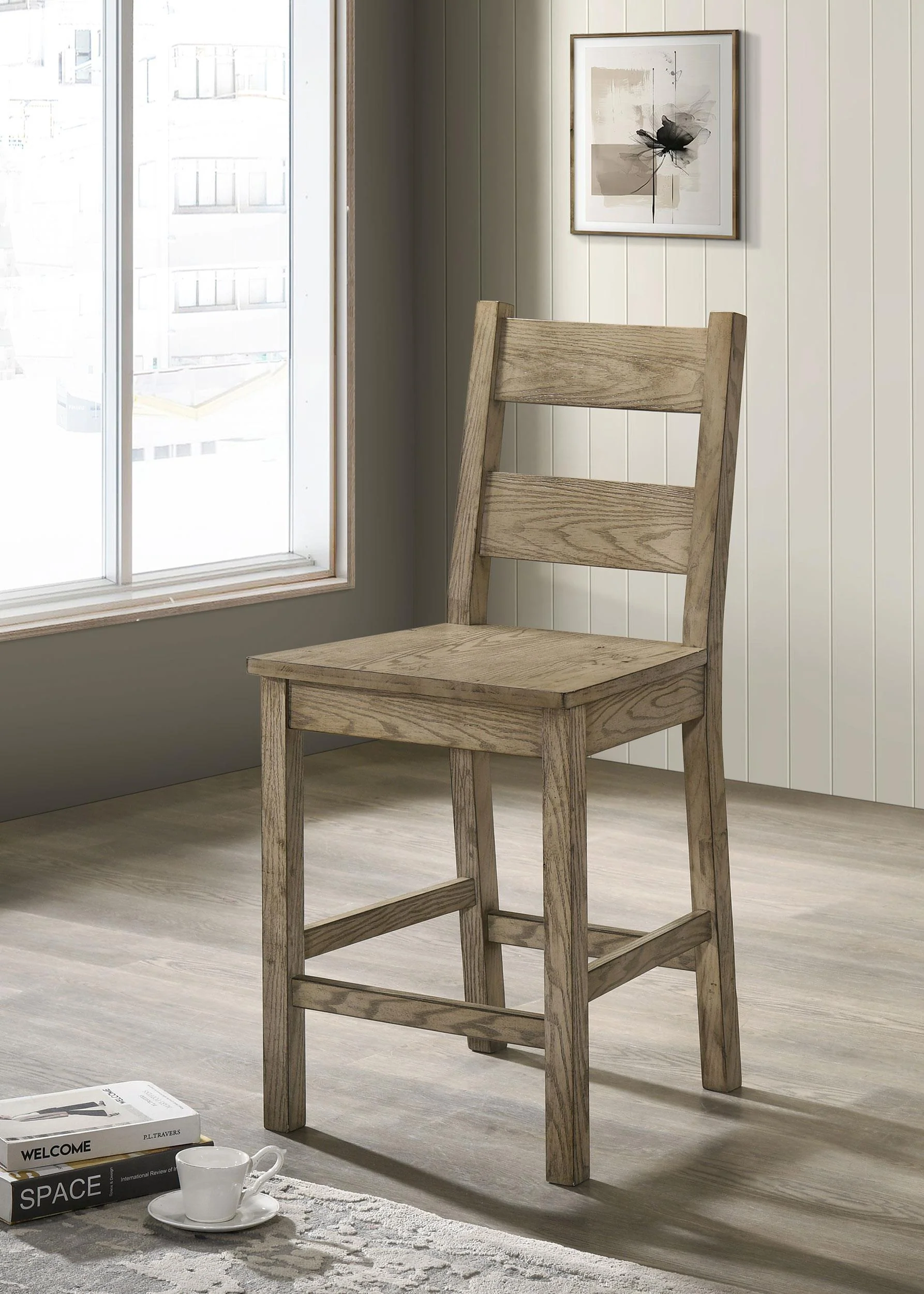 Cardova Counter Height Dining Chair Vineyard Oak (Set of 2) - Image 2