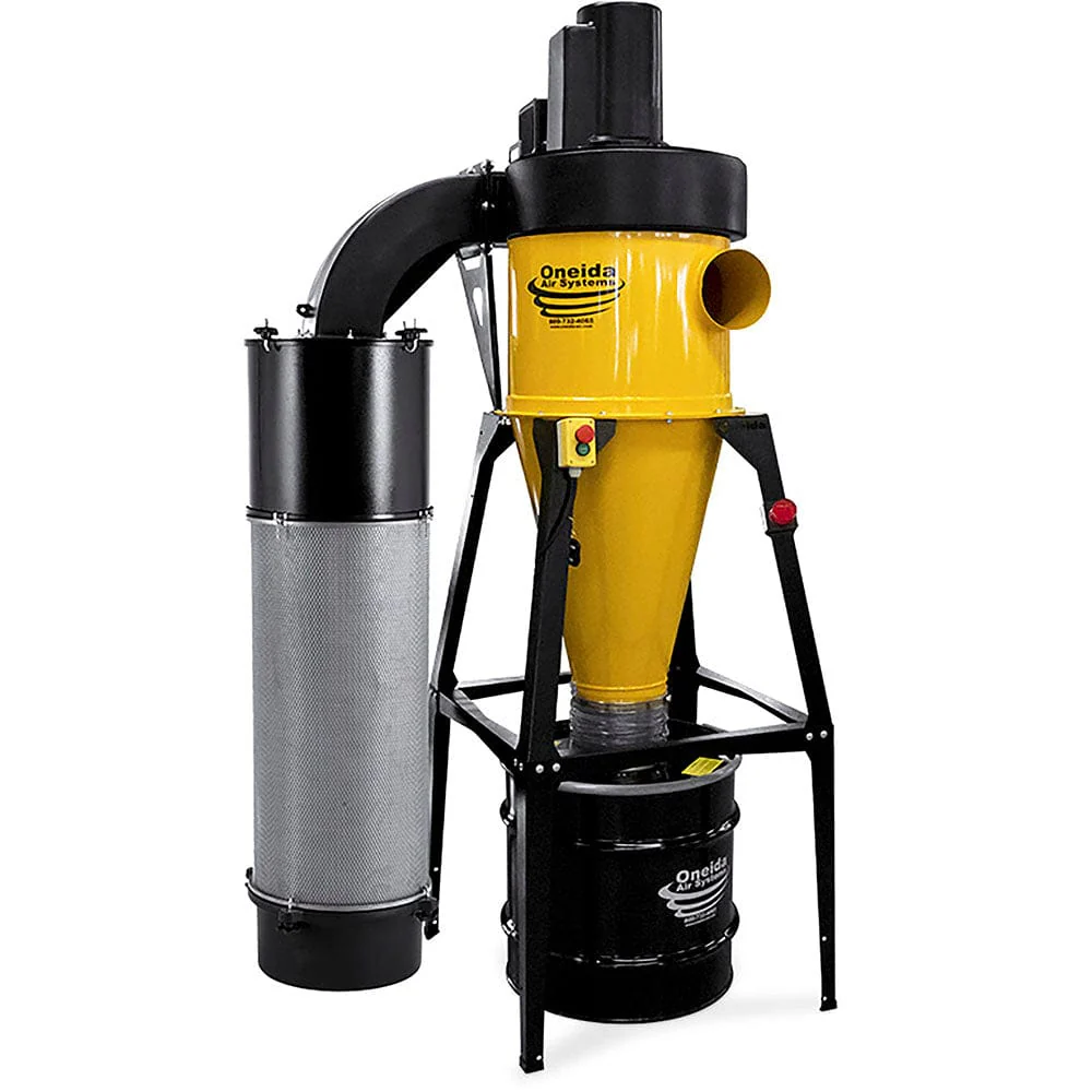 Dust Gorilla Pro with Smart Boost 35-Gallon Cyclone Dust Collector with Stand – HEPA GFM – 5HP 1 Ph 230V