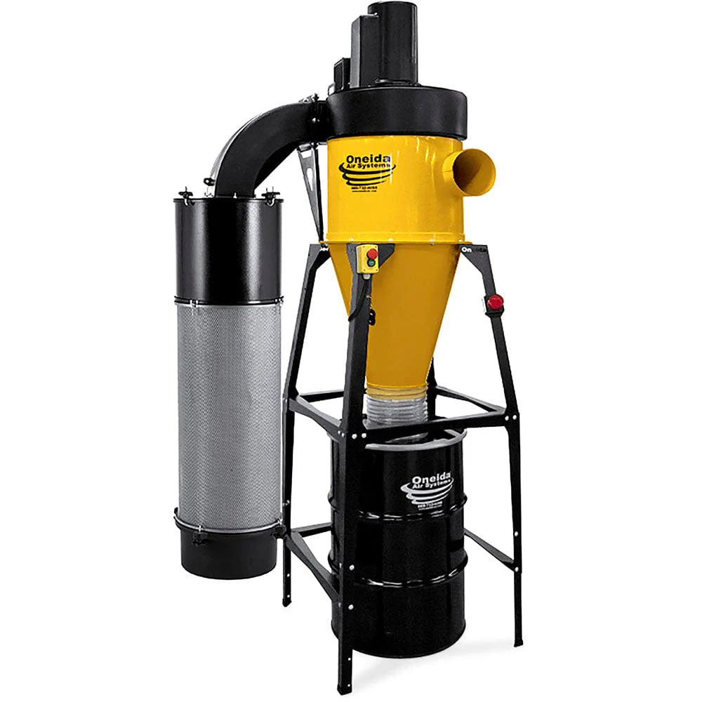 Dust Gorilla Pro with Smart Boost 55-Gallon Cyclone Dust Collector with Stand – HEPA GFM – 5HP 1 Ph 230V