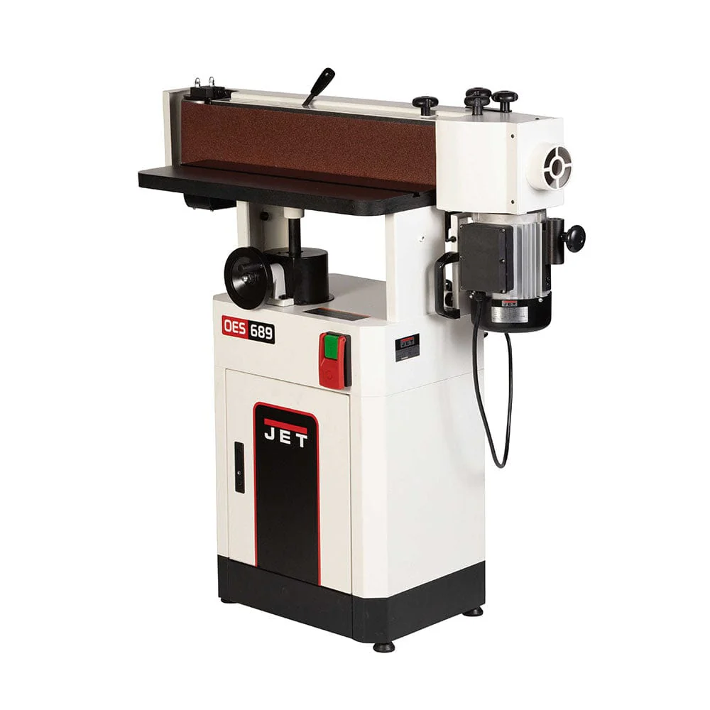 6″ X 89″ Jet Black Oscillating Belt Edge Sander – 1-3/4 HP 1 PH 115/230V – OES-689-BLK