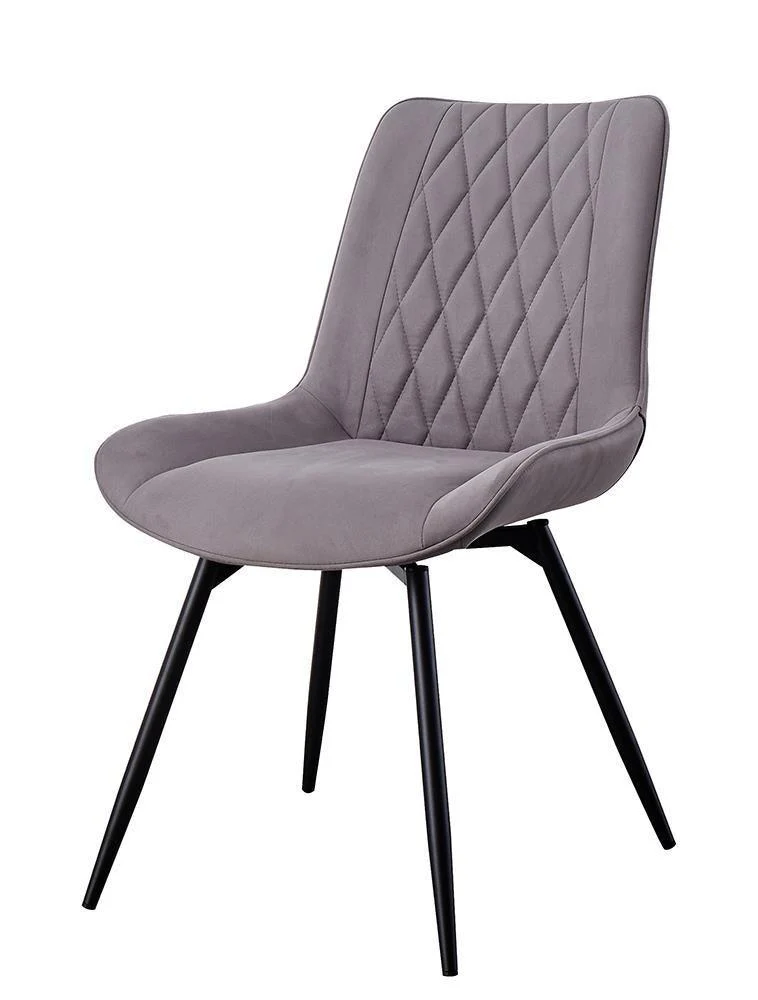 Diggs Upholstered Tufted Swivel Dining Chairs Gray Gunmetal (Set of 2) - Image 2