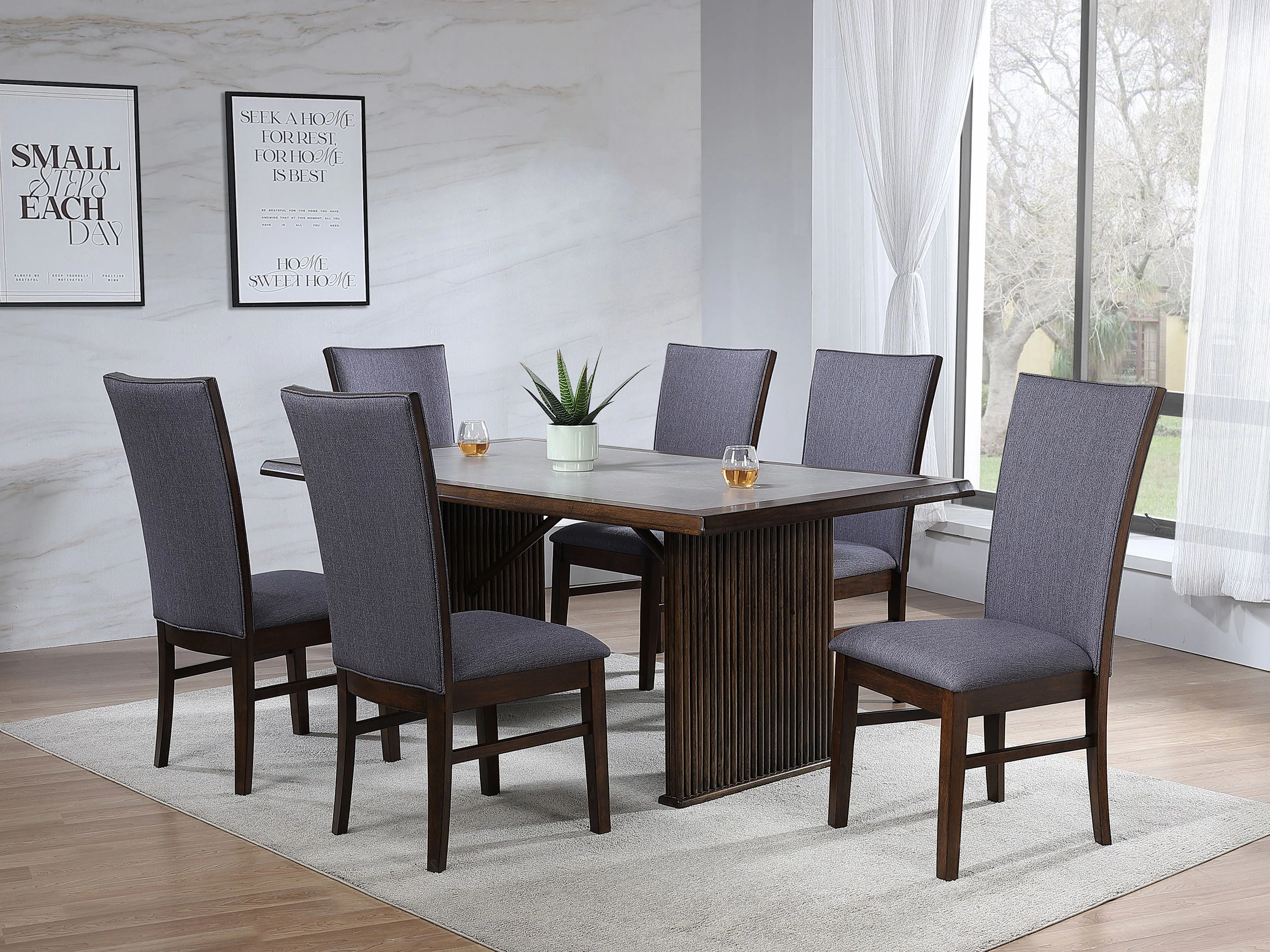 Sherwood Brown Rectangular Dining Room Set - Image 2