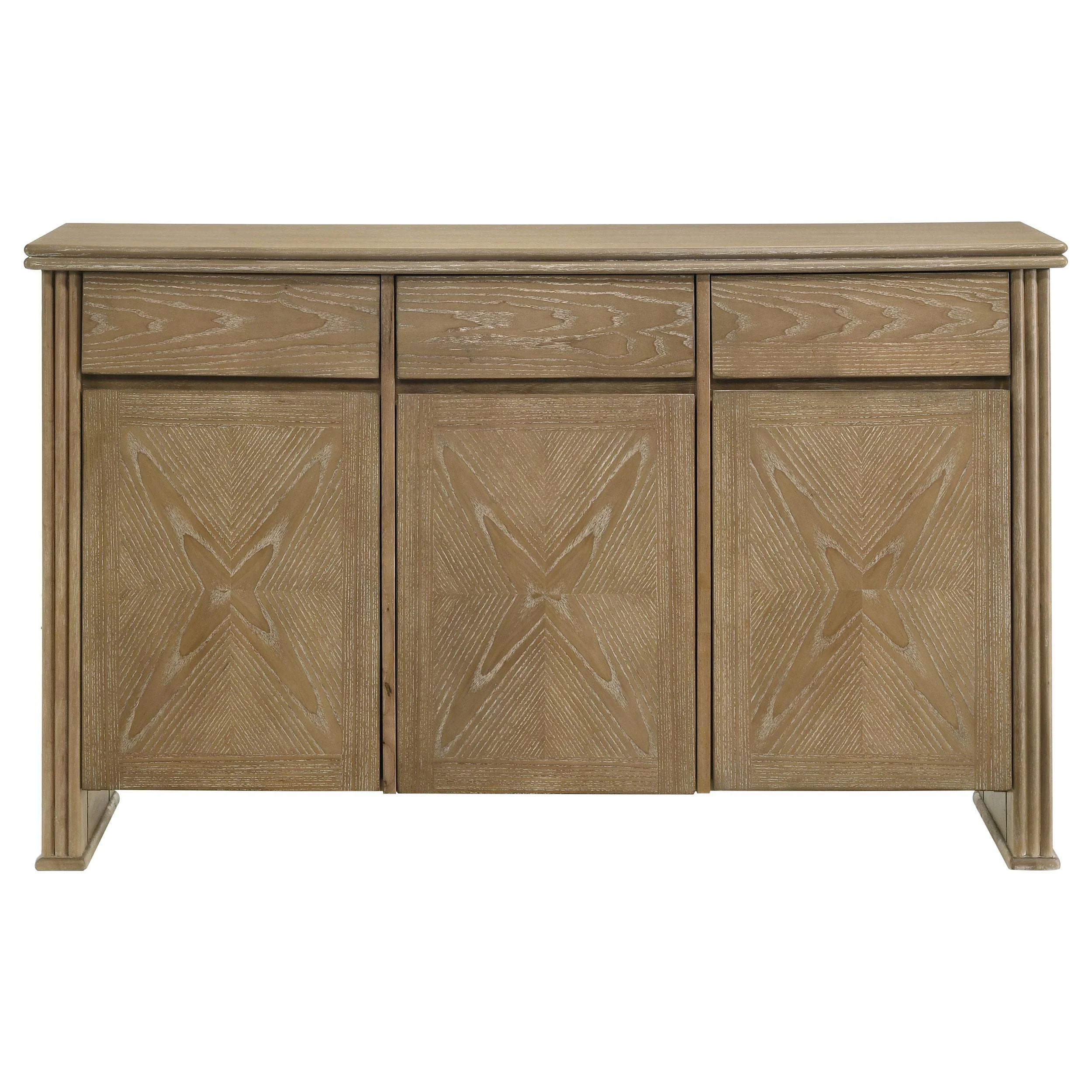 Adina 2-door 59-inch Sideboard Server Distressed Light Brown - Image 3