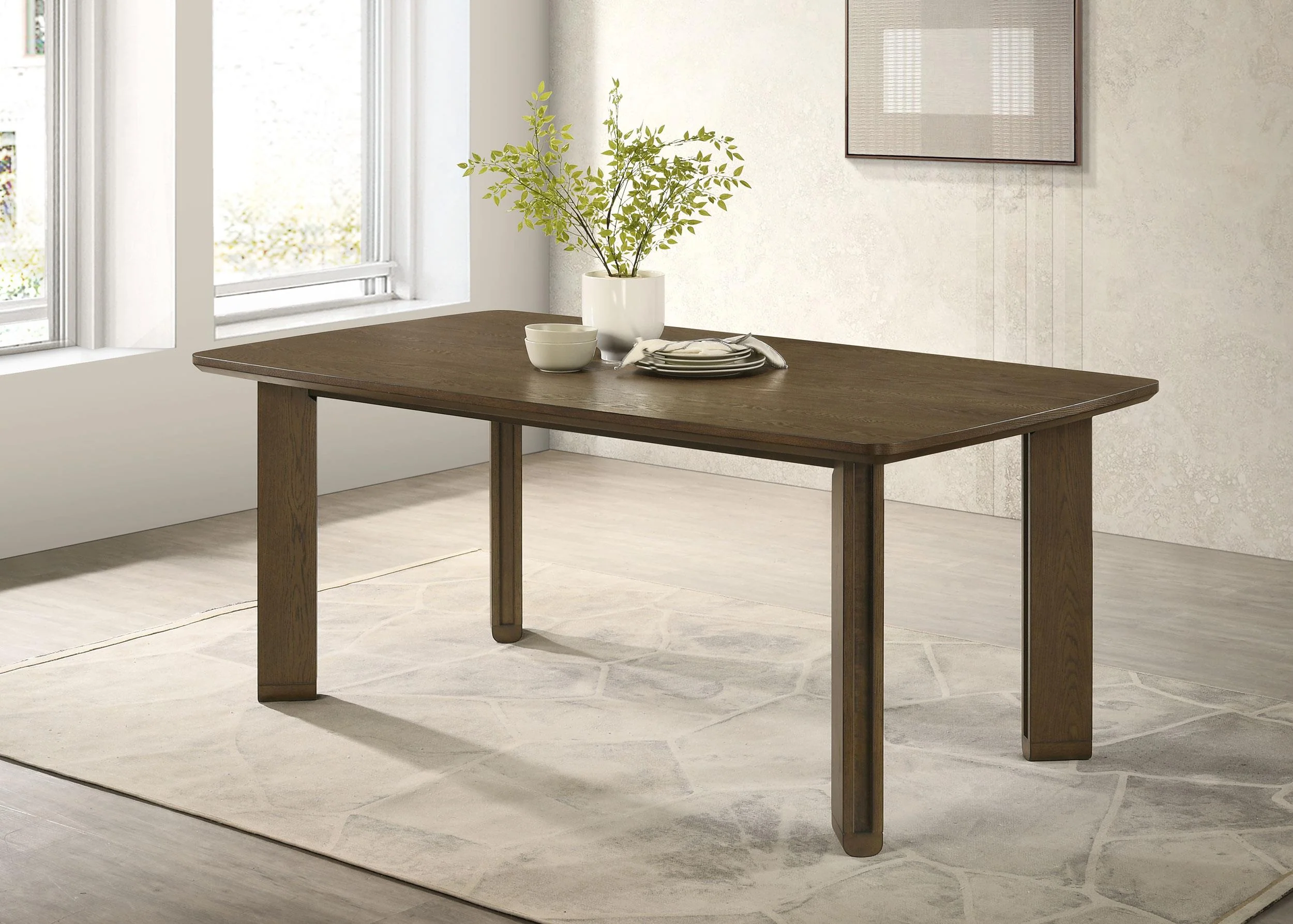 Ottowa 71-inch Rectangular Wood Dining Table Brown - Image 2