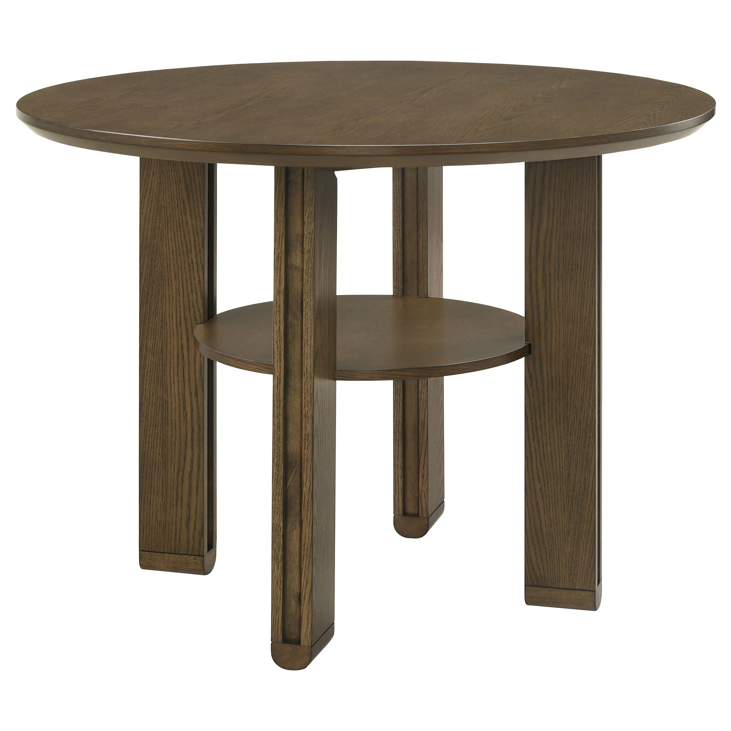 Ottowa Brown Round Counter Height Set - Image 3