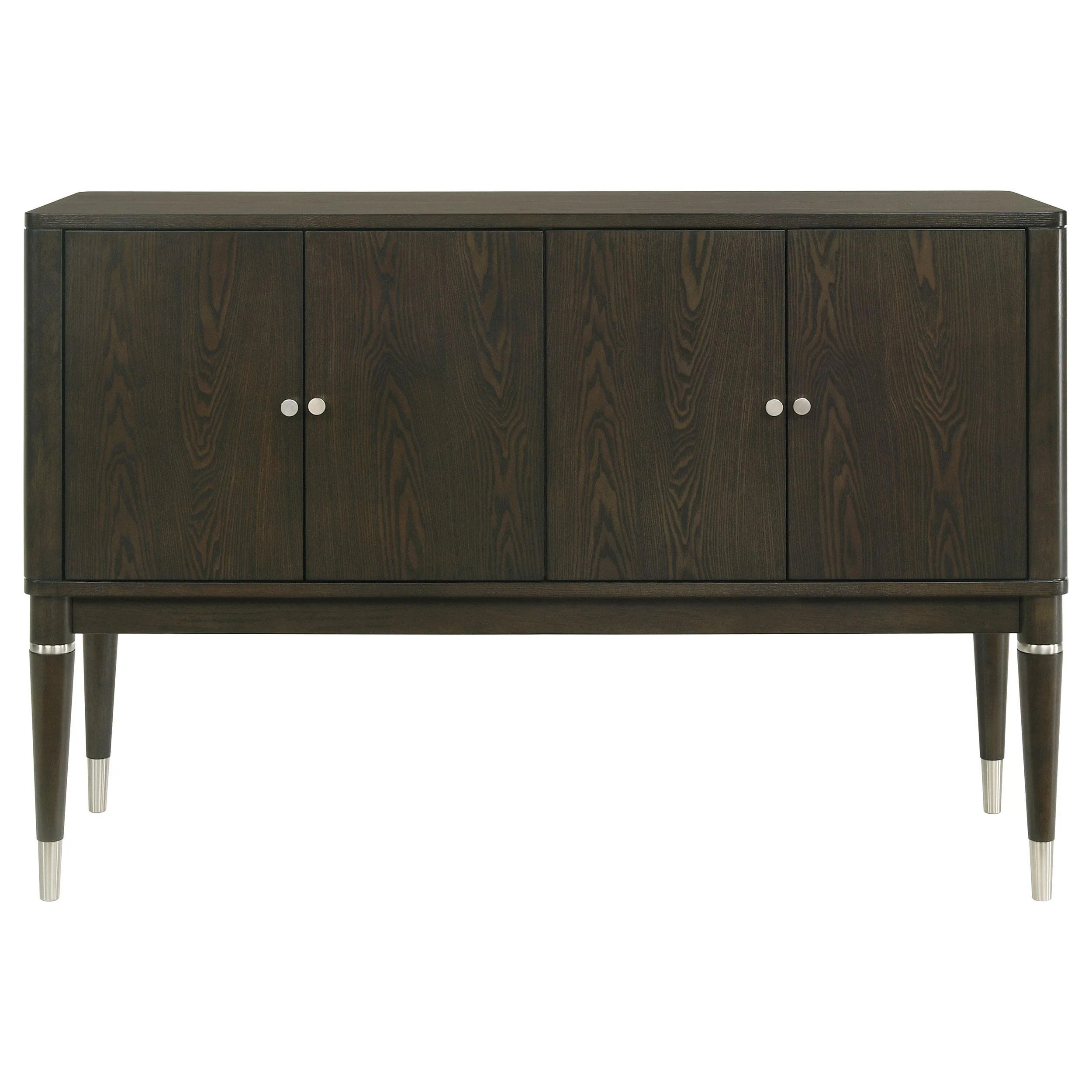 Reseda 4-door Dining Sideboard Server with Shelves Ash Brown - Image 3