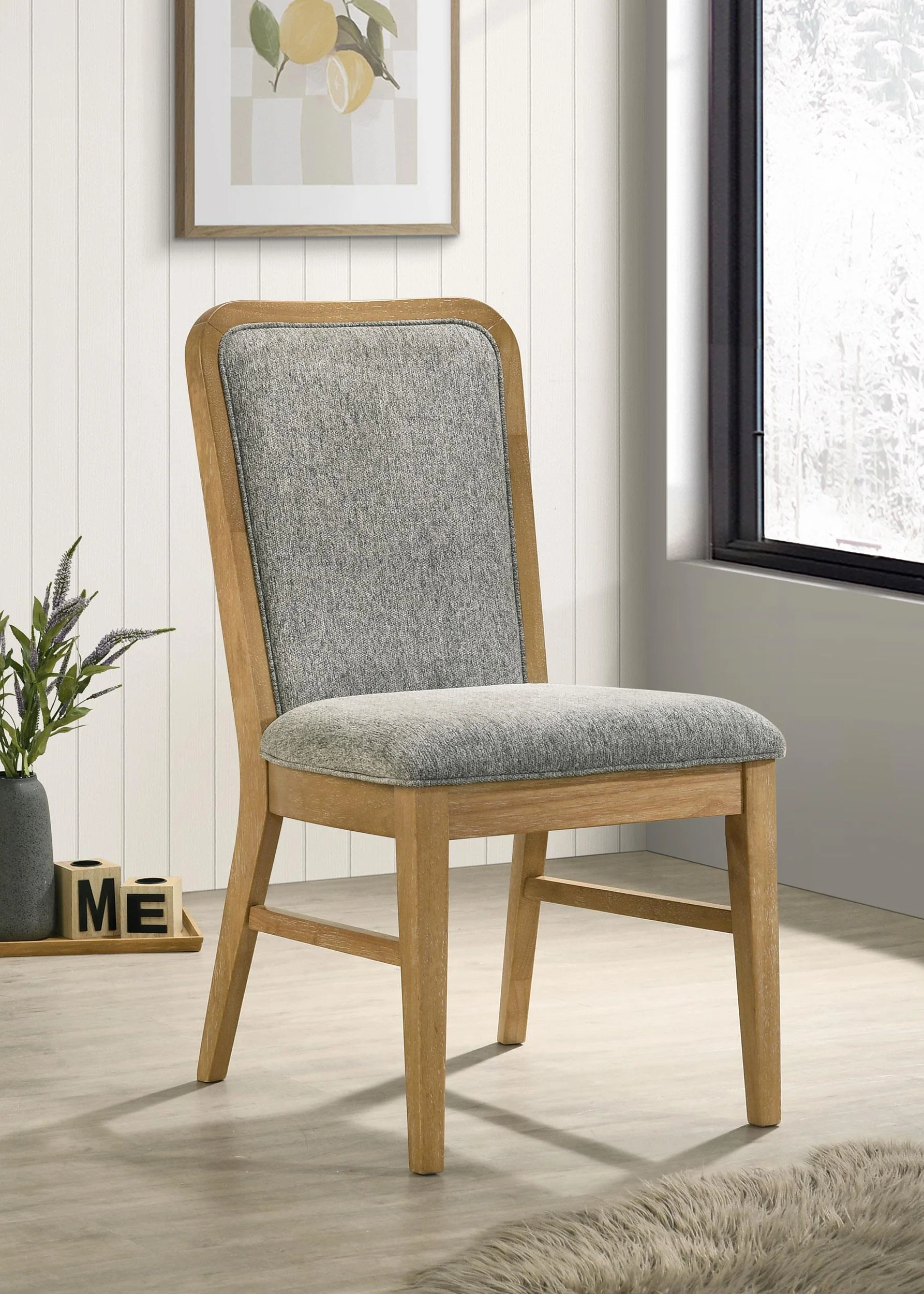 Croyden Dining Side Chair Weathered Natural (Set of 2) - Image 2