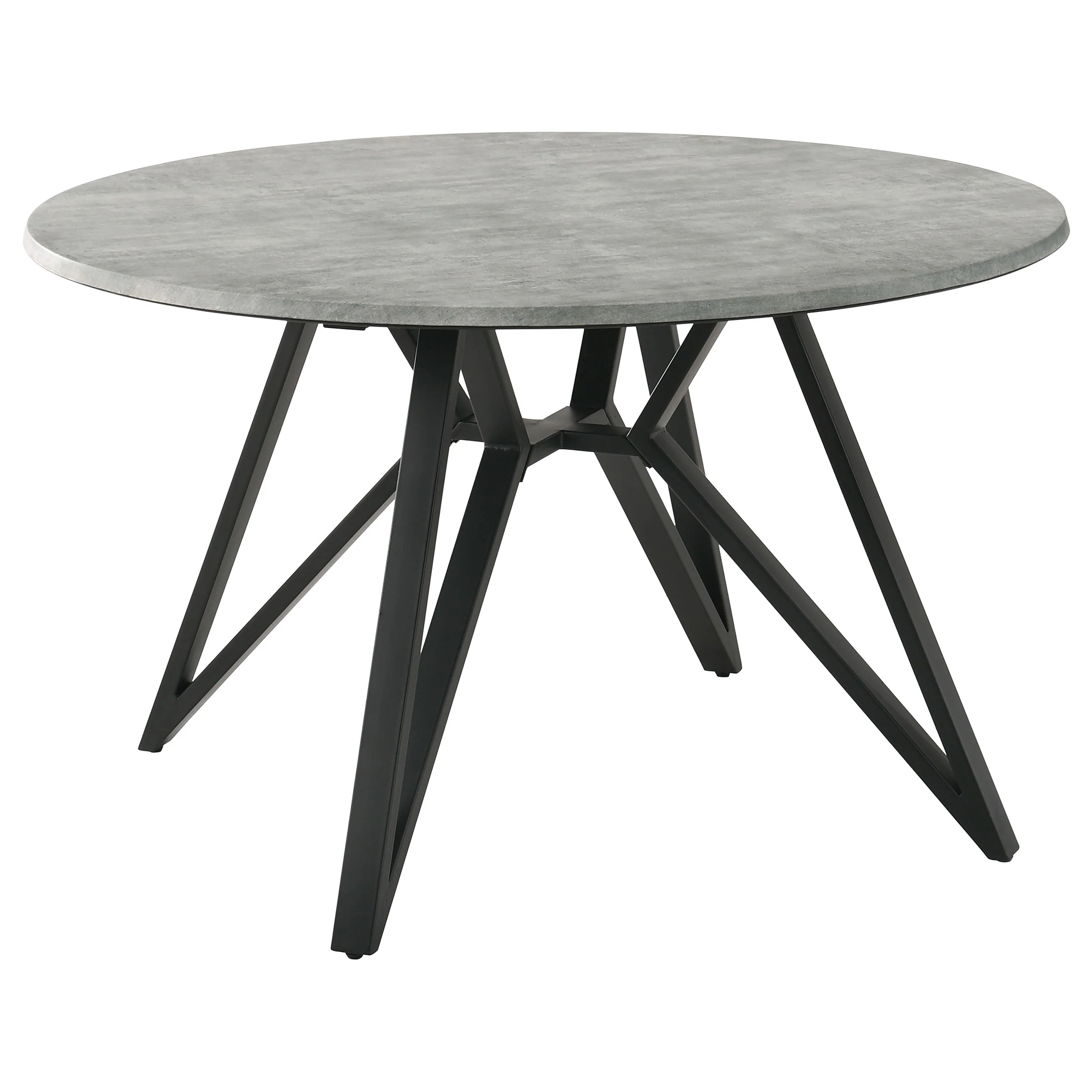 Neil Gray Round Dining Room Set Concrete - Image 3