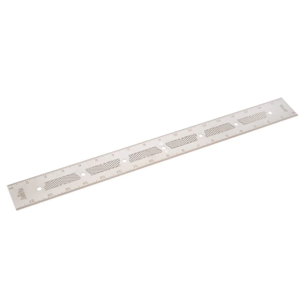 18″ Stainless Steel Precision Ruler – Imperial