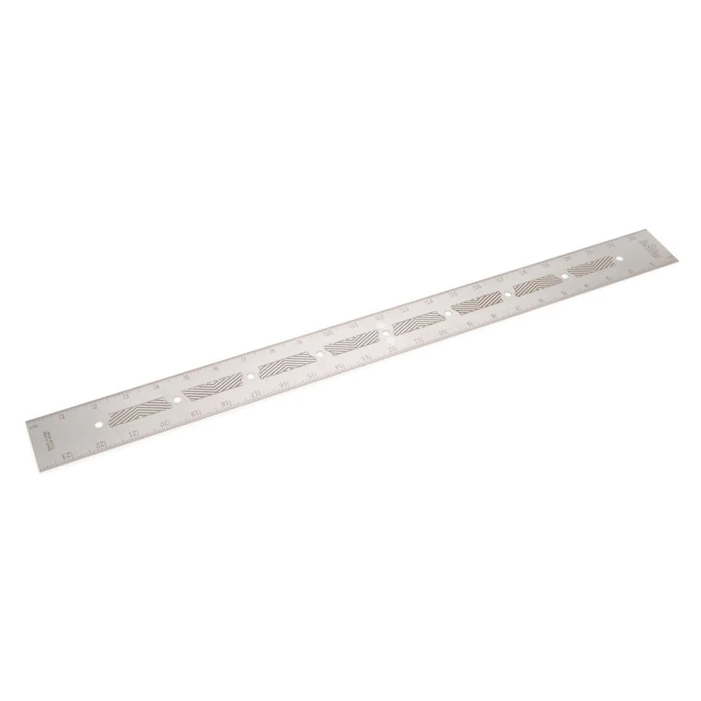 24″ Stainless Steel Precision Ruler – Imperial
