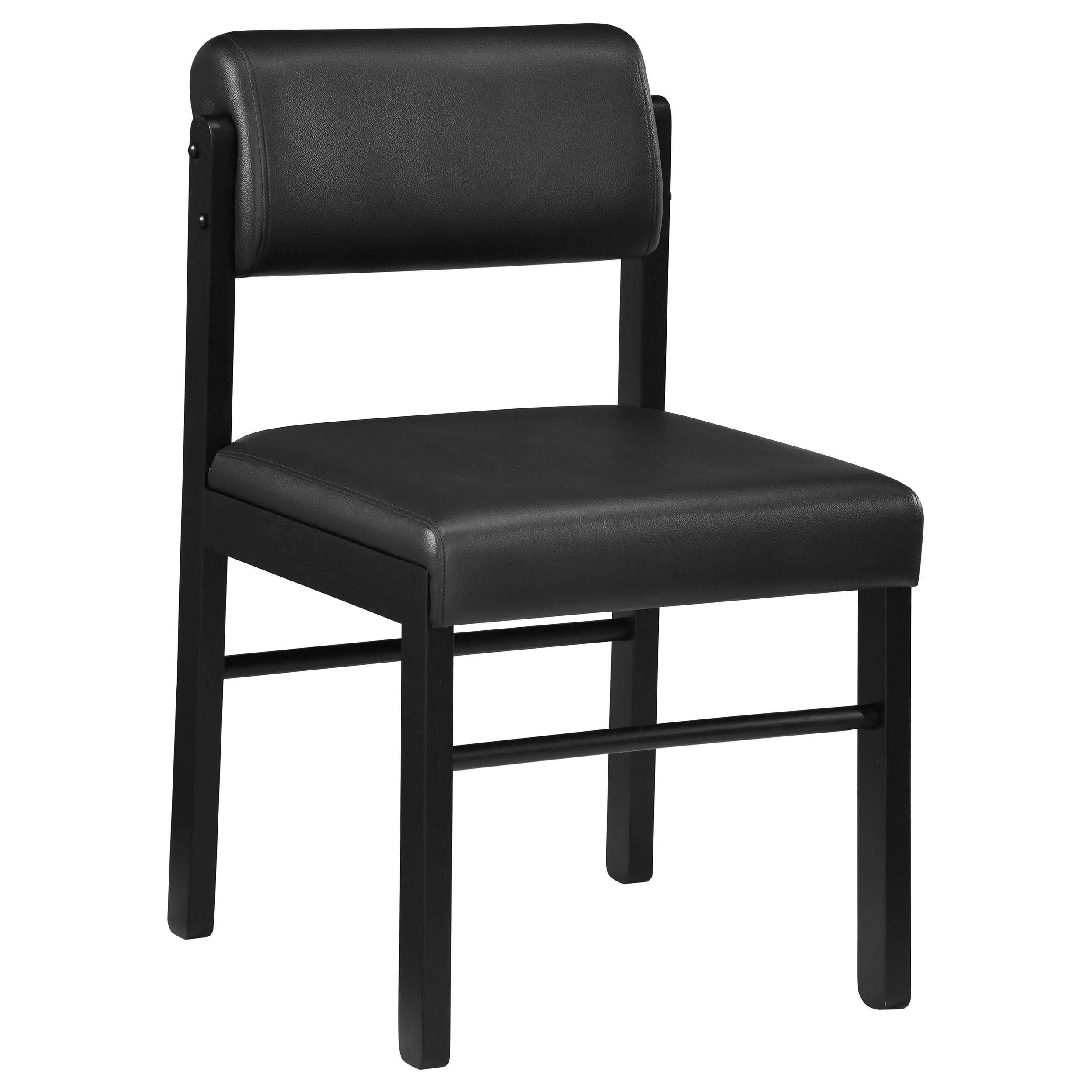 Kehoe Upholstered Dining Side Chair Black (Set of 2) - Image 2