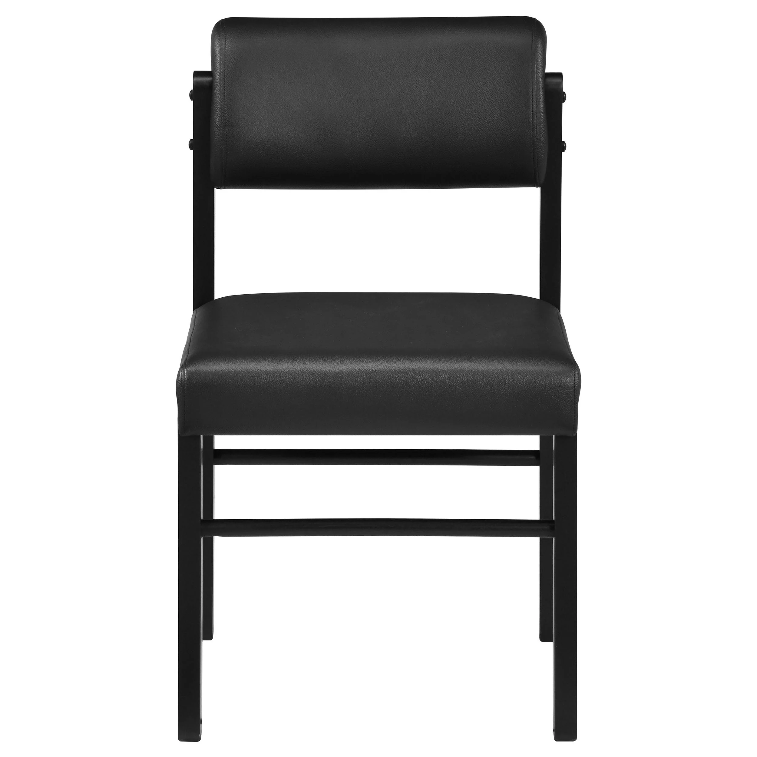 Kehoe Upholstered Dining Side Chair Black (Set of 2) - Image 3