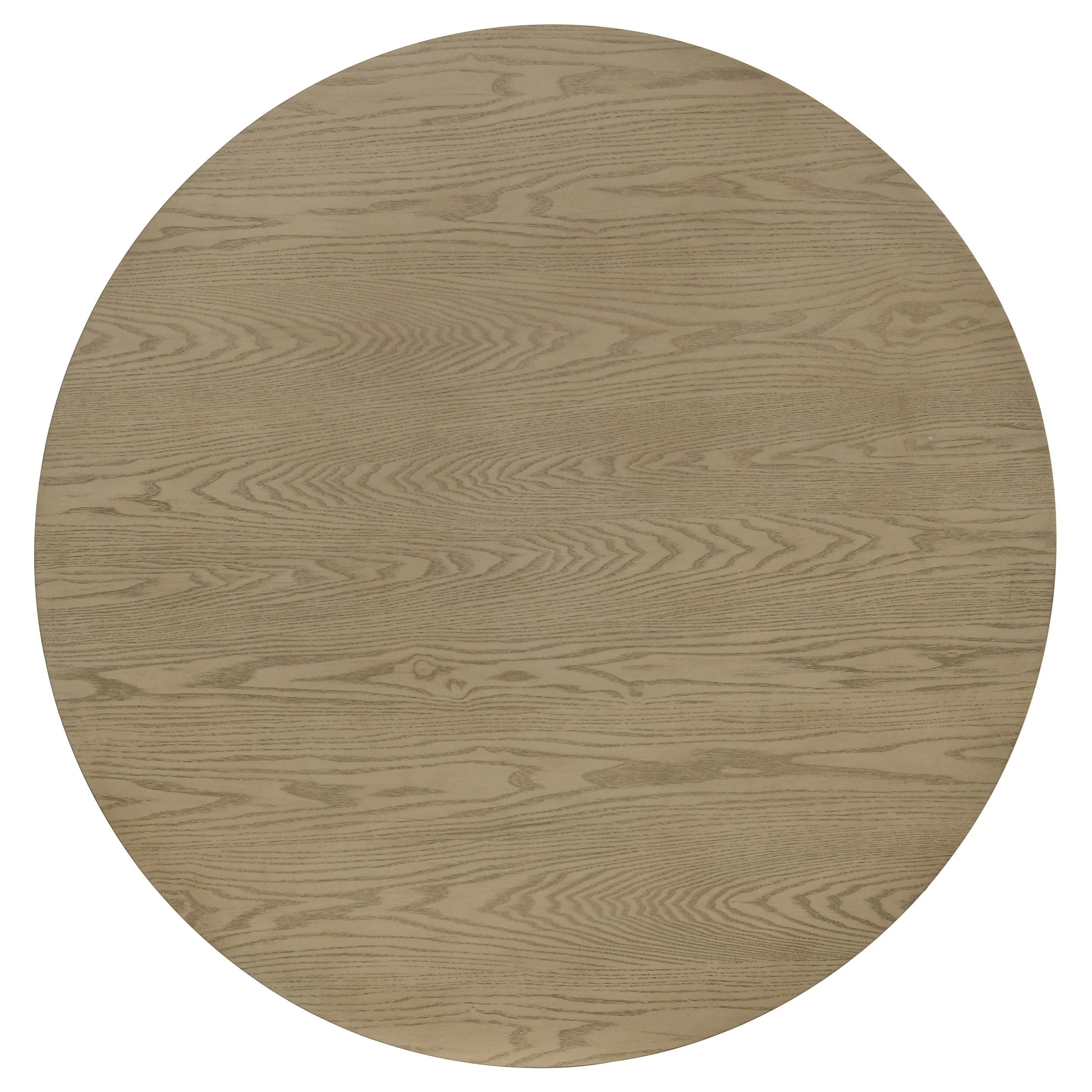 Hamlyn 43-inch Round Wood Dining Room Table Natural Oak - Image 2