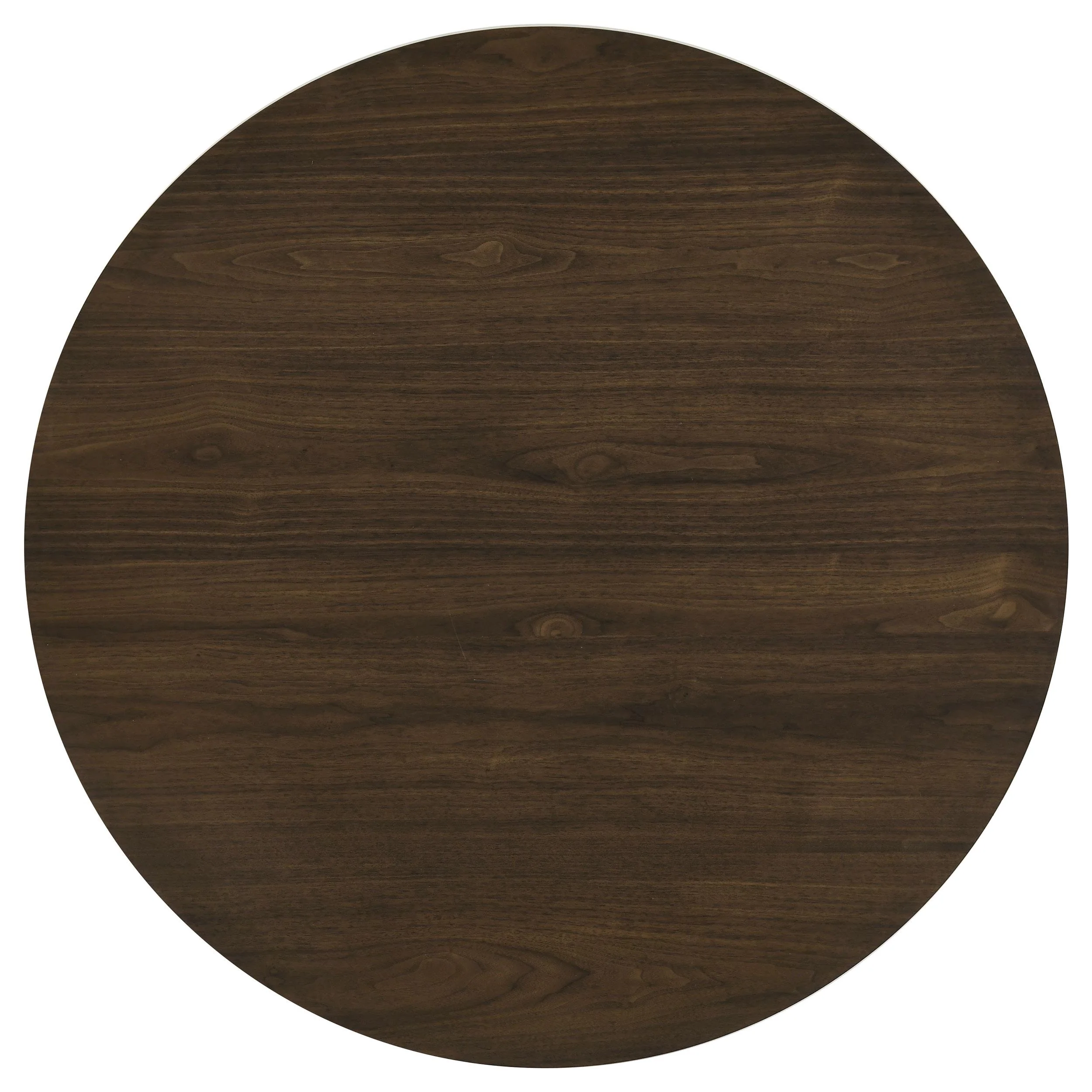Hamlyn 43-inch Round Wood Dining Room Table Walnut - Image 2