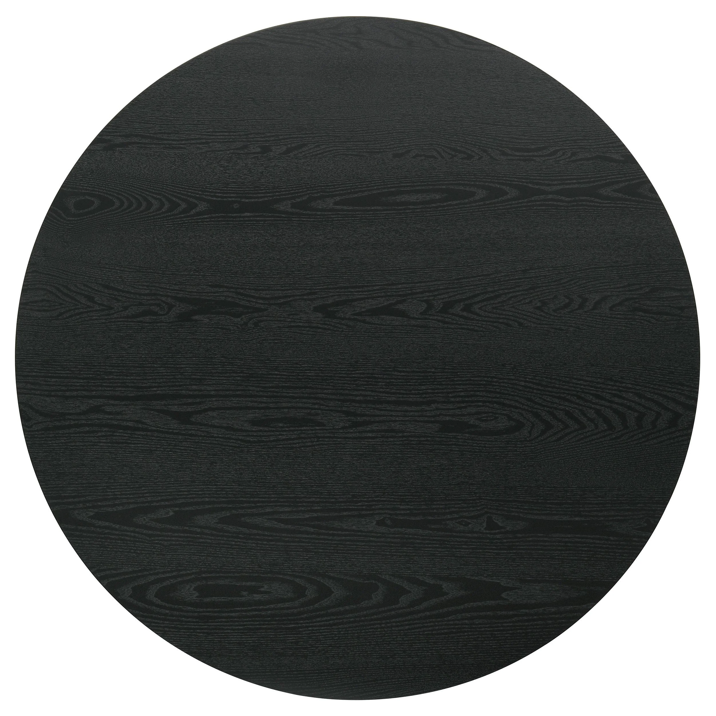 Hamlyn 43-inch Round Wood Counter Height Dining Table Black - Image 3