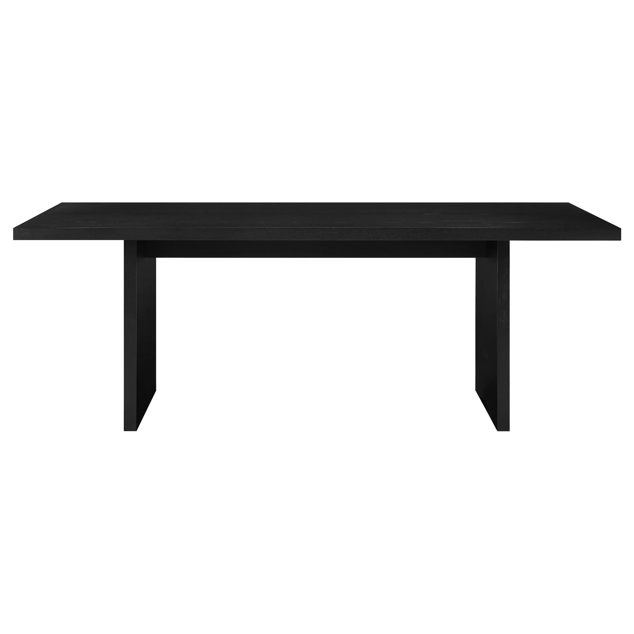 Decker 82-inch Rectangular Wood Dining Table Black - Image 2