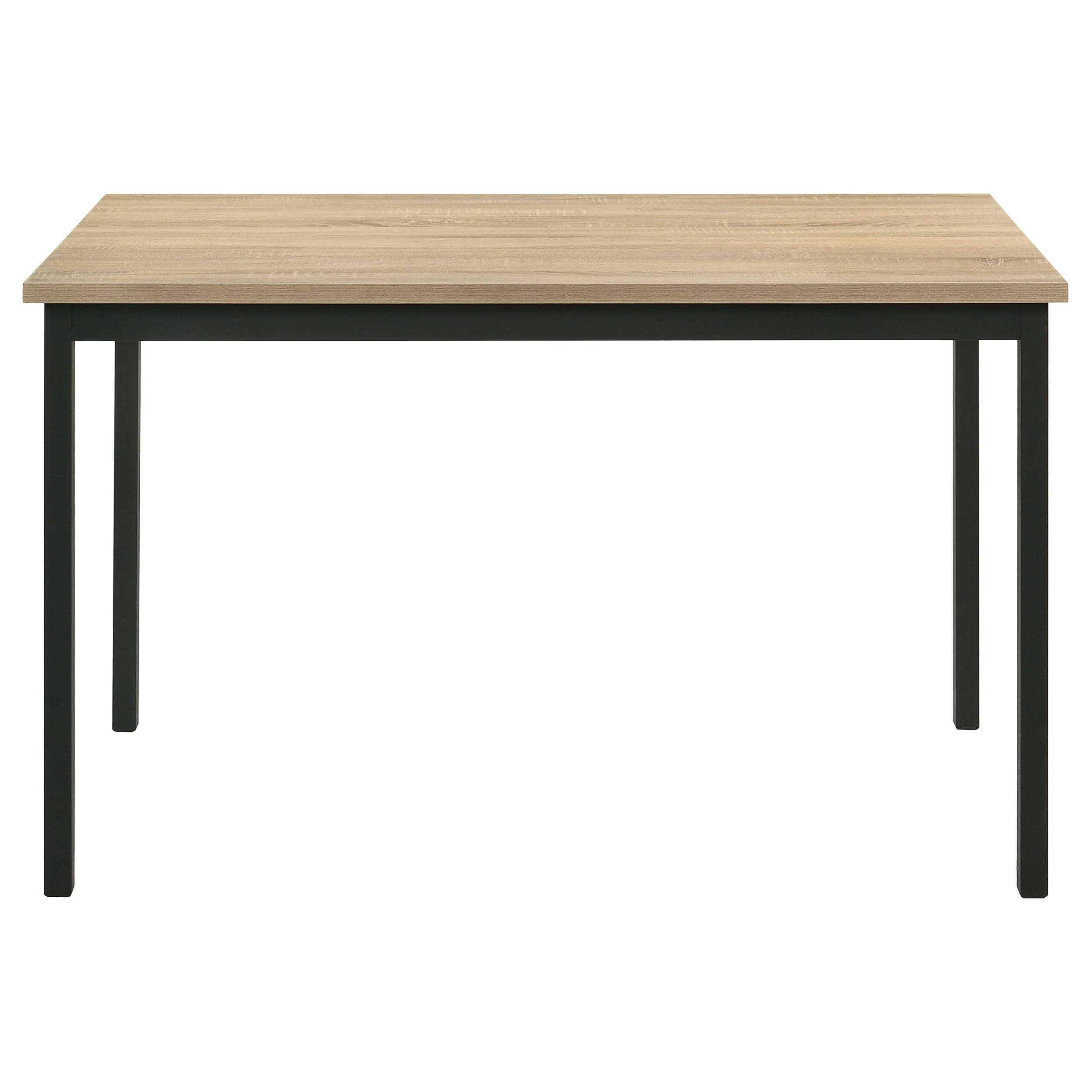 Garza Rectangular 48-inch Dining Table Greige Oak - Image 3