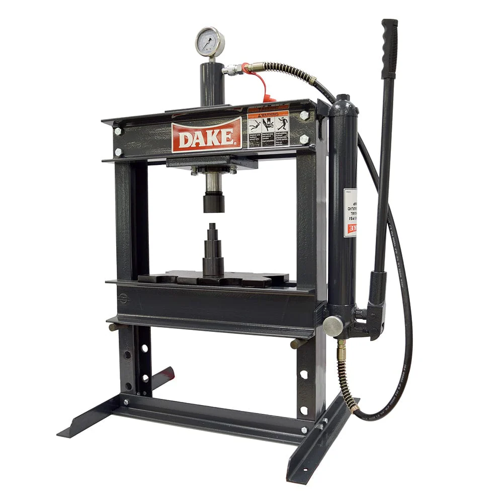 Utility Hydraulic Press - Manual - H-Frame - Bench - 10-Ton - Image 1