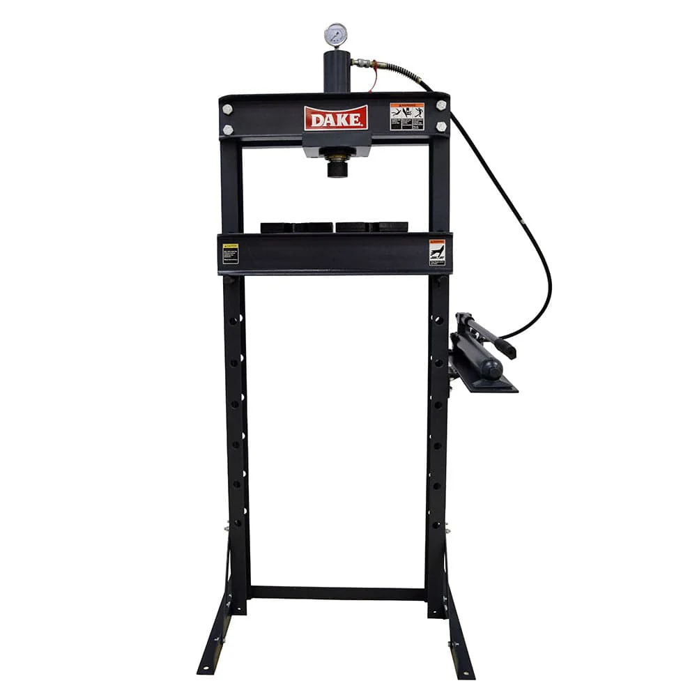 Utility Hydraulic Press - Manual - H-Frame - Floor - 20-Ton - Image 1