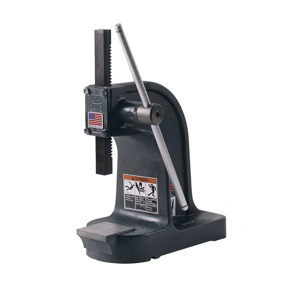 Single Leverage Arbor Press - Model Y - Platen Type - 1-1/2-Ton - Image 1