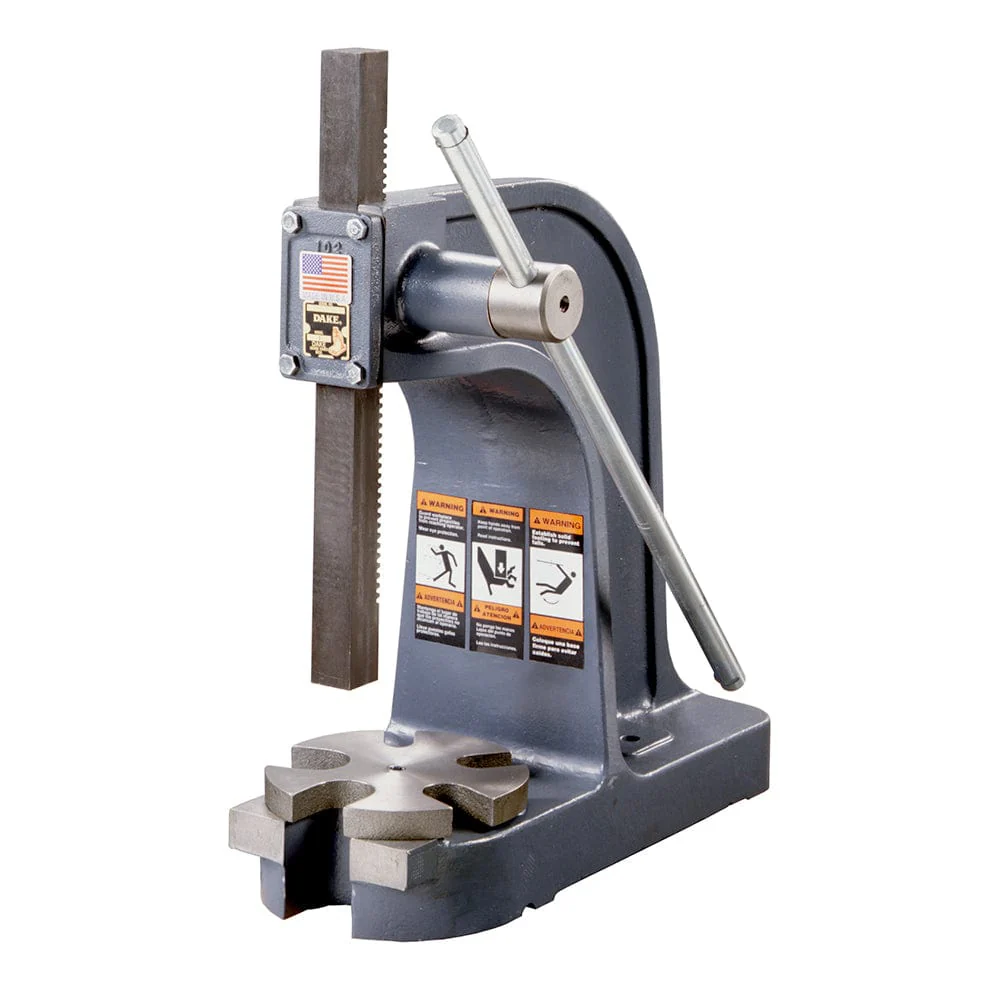Single Leverage Arbor Press - Model 00 - 1-Ton - Image 1
