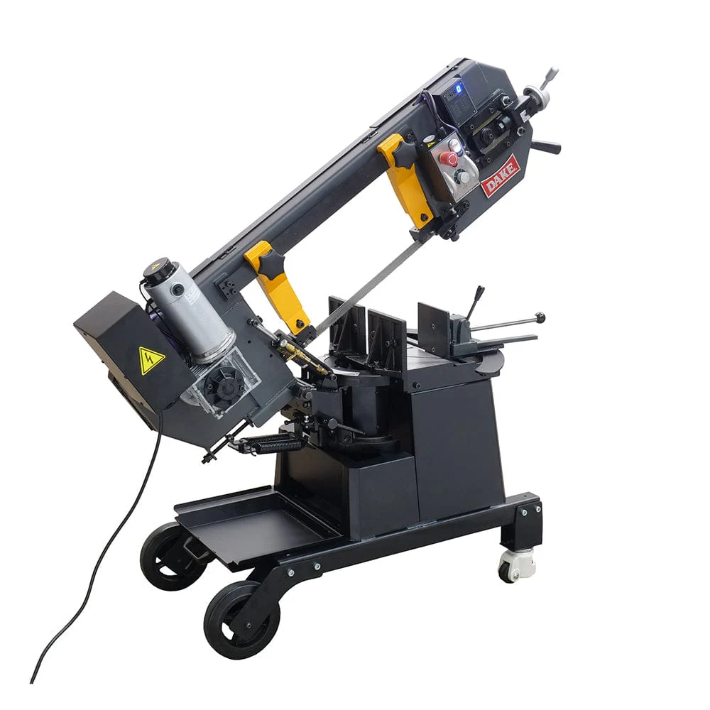 Dual Mitering Horizontal Bandsaw 10" Rounds- 8" x 10" Flats - 110V 1 Ph - Image 1