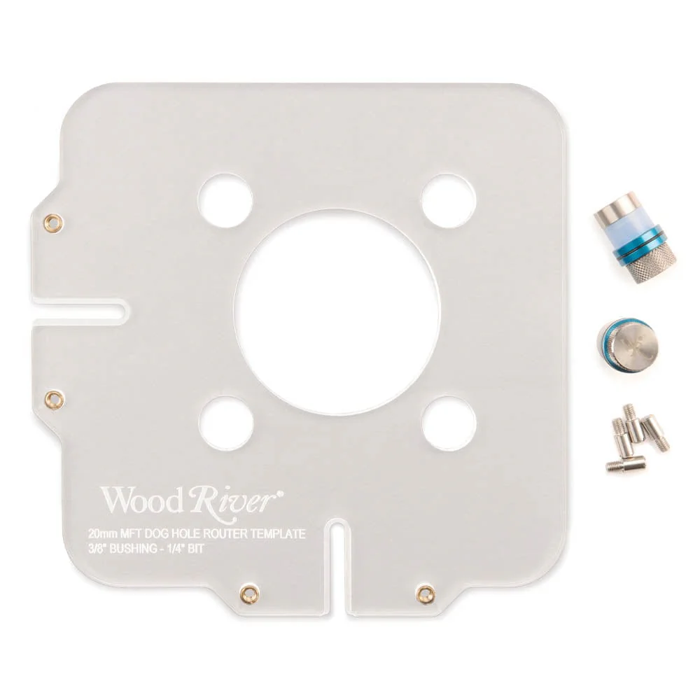 MFT Dog Hole Router Template – 20 mm
