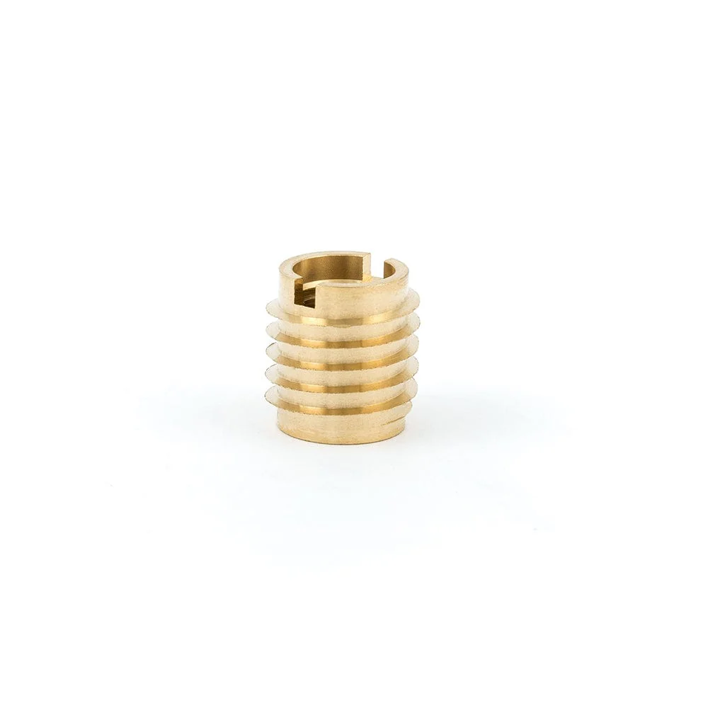 E-Z Knife Threaded Insert for Hard Wood – Brass – M6-1.0 – 10 Pack
