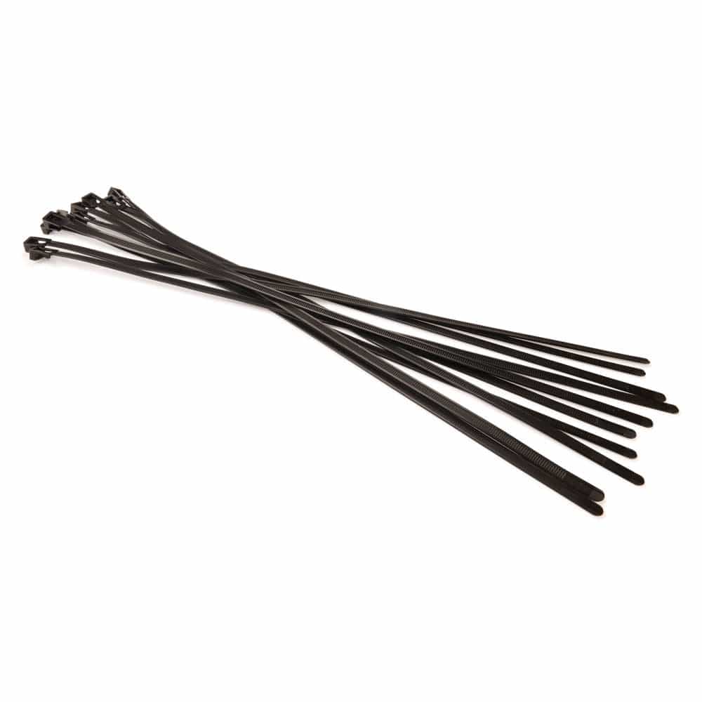 EZ Release Reusable Cable Ties - 19-11/16" - 75 lb Tensile Strength - 10 Pack - Image 1
