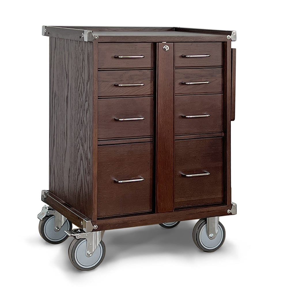 R20-D 5-Drawer Hobby Roller Cabinet- Dark Oak - Image 1