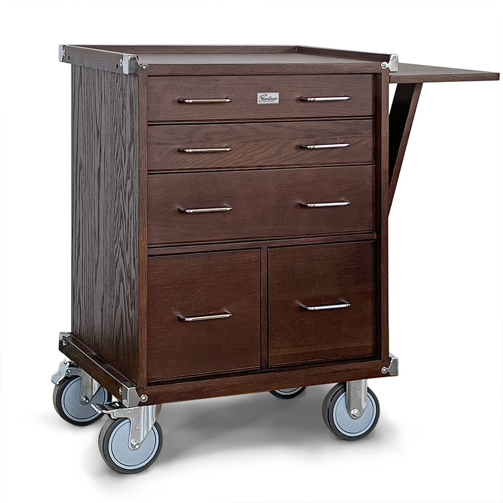 R20-D 5-Drawer Hobby Roller Cabinet- Dark Oak - Image 2