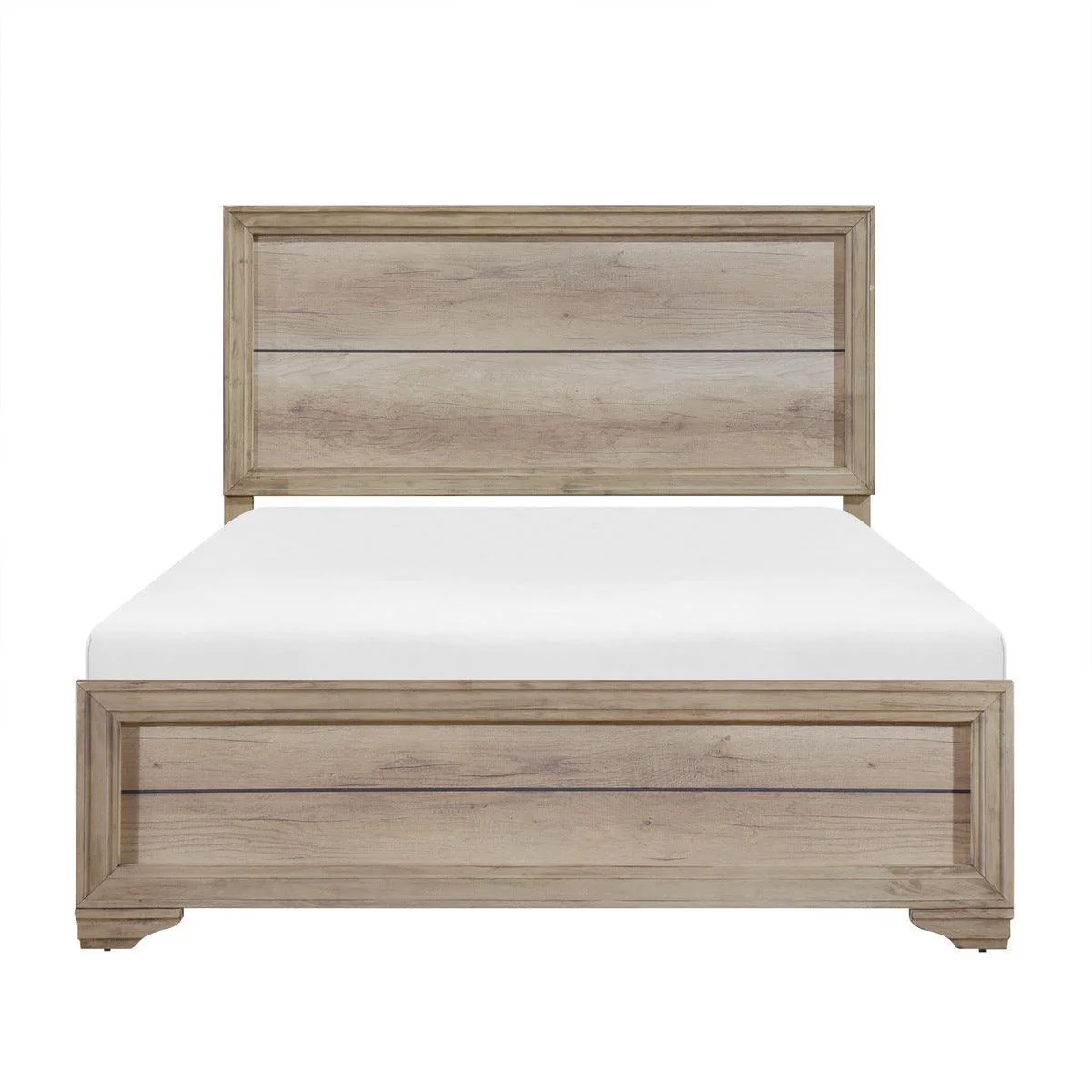 Lonan Natural Full Bed - Image 1