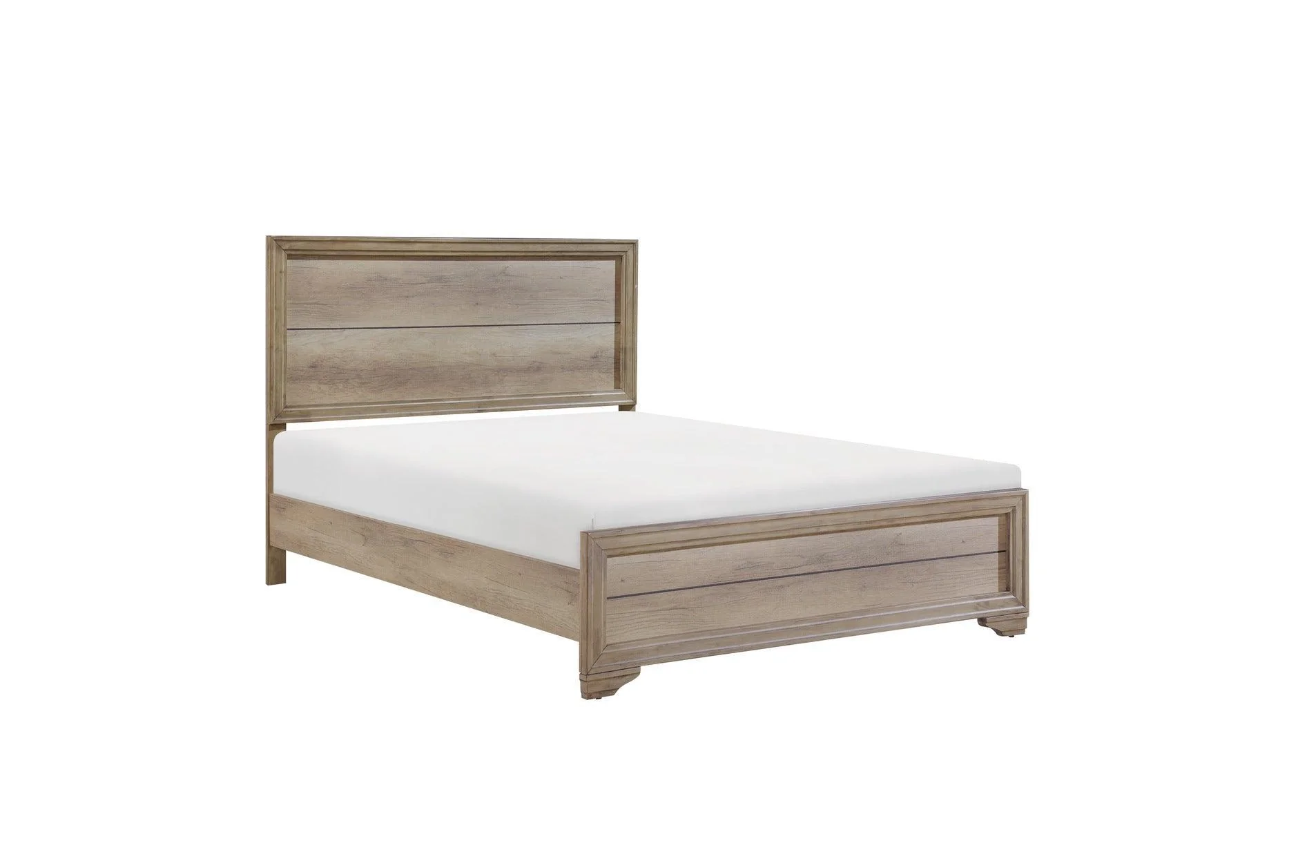Lonan Rust Laminate Panel Bedroom Set - Image 3