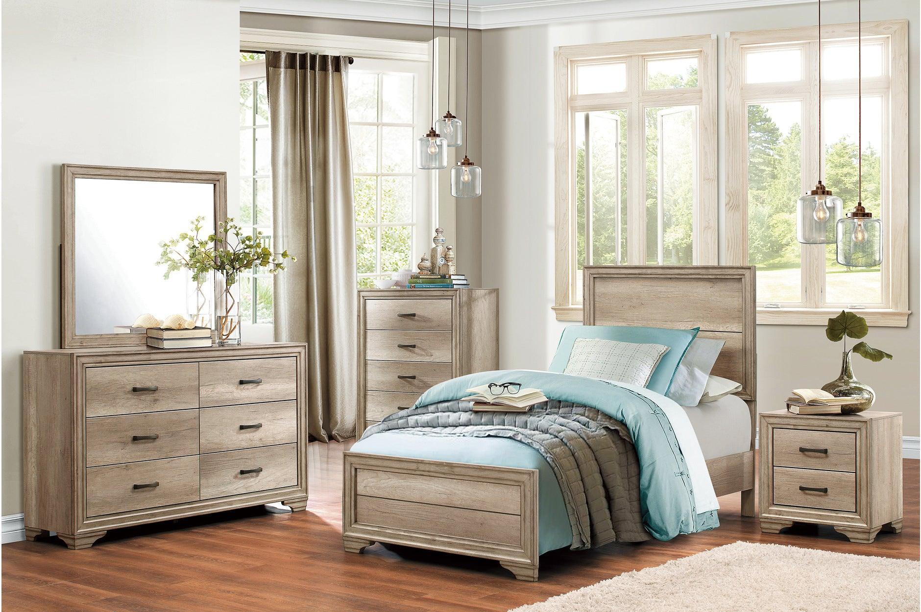 Lonan Laminate Panel Bedroom Set - Image 2