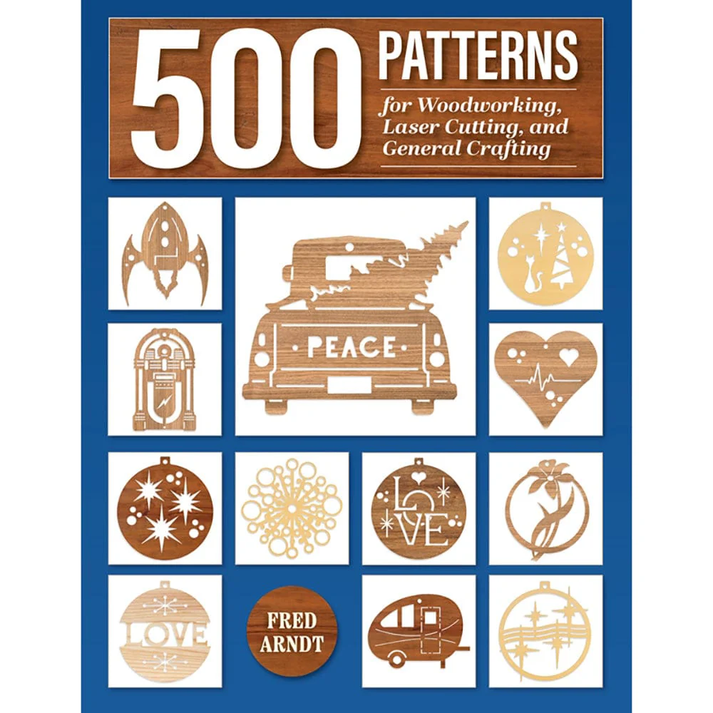 500 Patterns for Woodworking, Laser Cutting, and General Crafting - Image 1