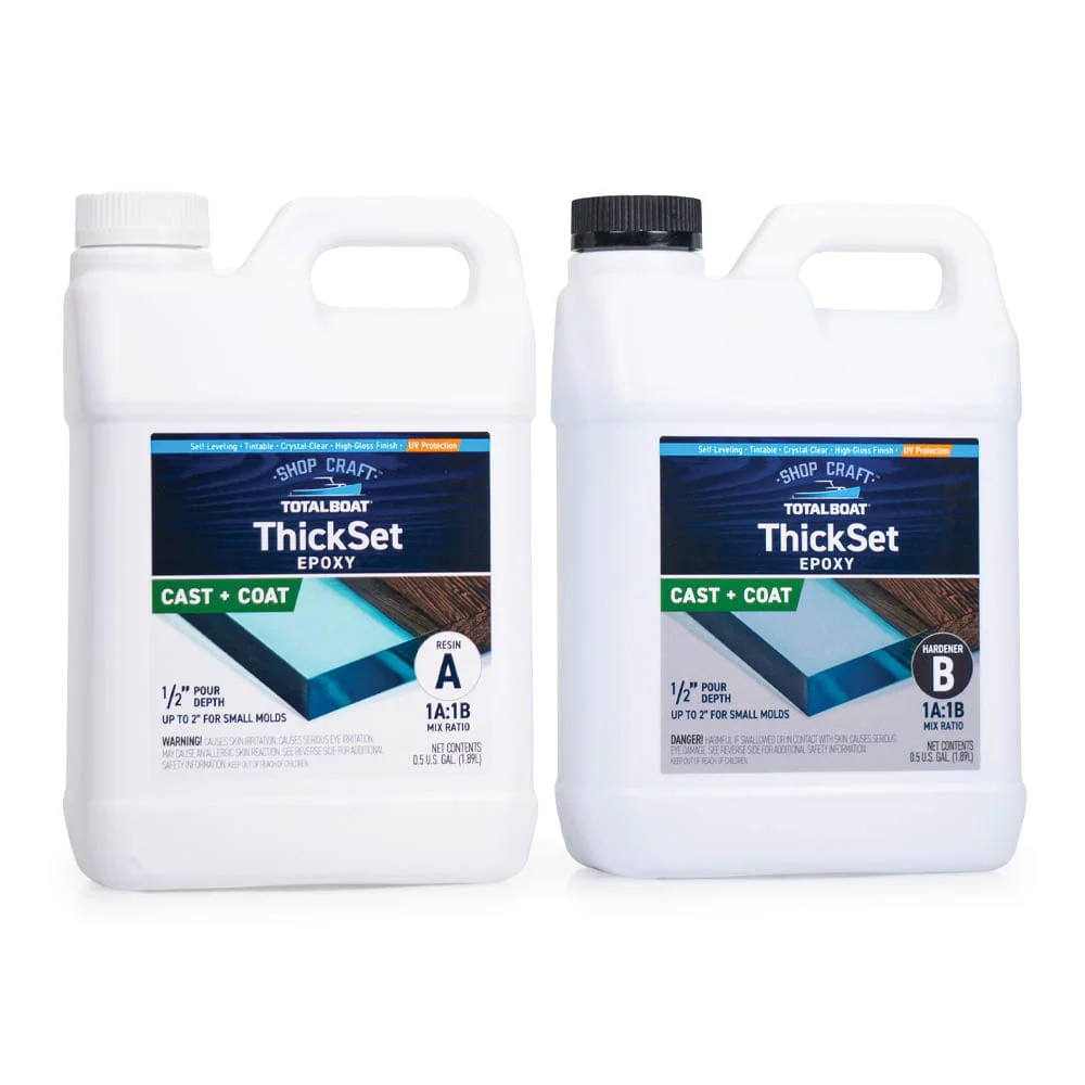 ThickSet Cast and Coat Epoxy Kit - 1-Gallon - Image 1