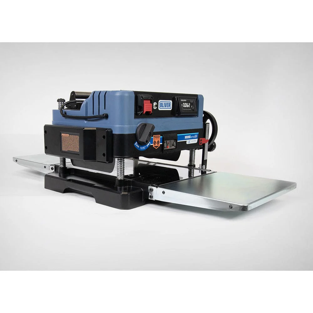 15" Benchtop Planer with HCX Helical Cutterhead & Outfeed Tables -  2-1/2 HP - Image 2