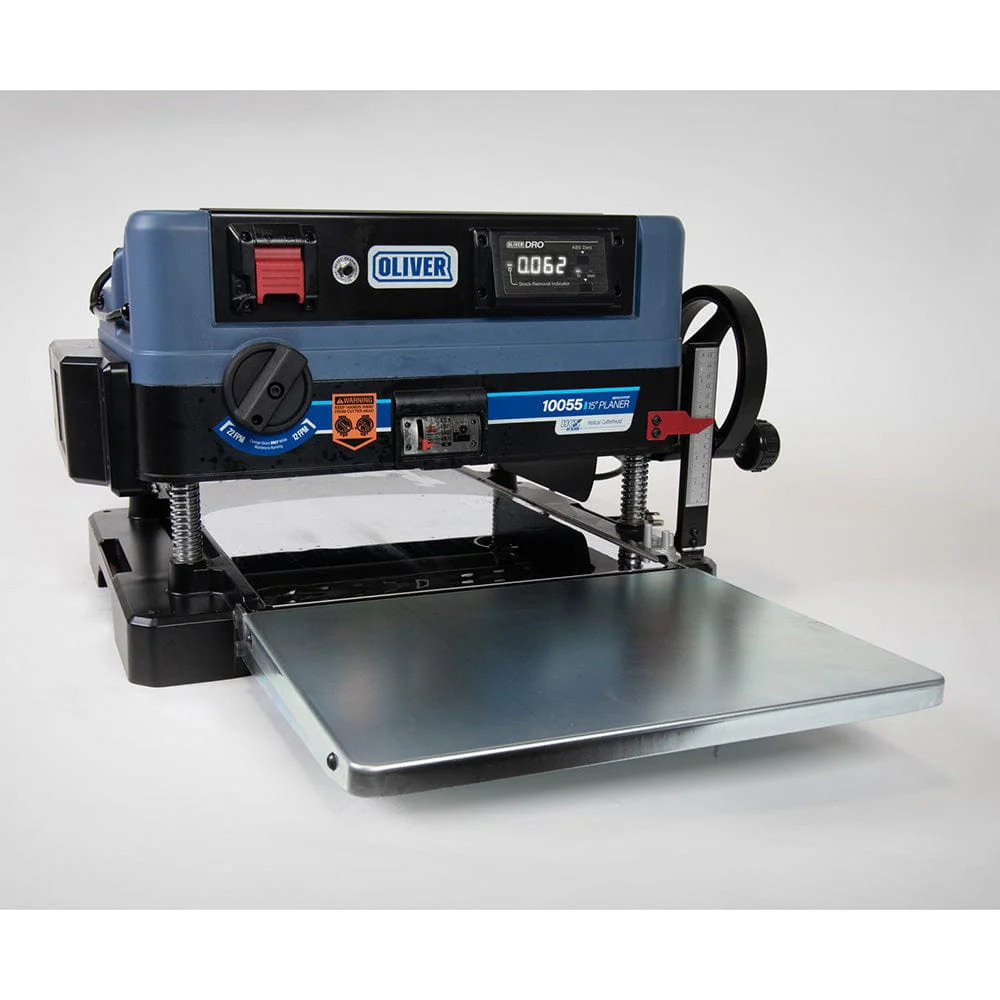 15" Benchtop Planer with HCX Helical Cutterhead & Outfeed Tables -  2-1/2 HP - Image 3