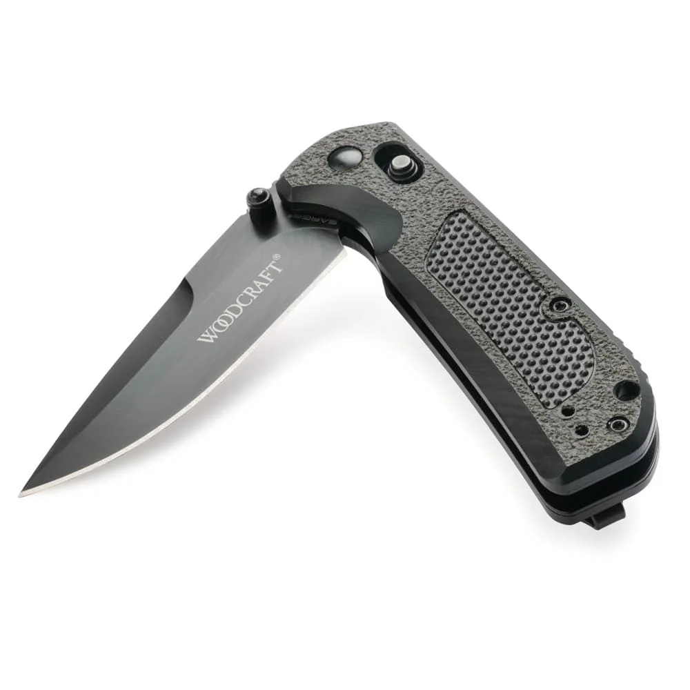 2025 Edition Woodcraft Drop Point Pocketknife – 3.15" Blade - Image 2