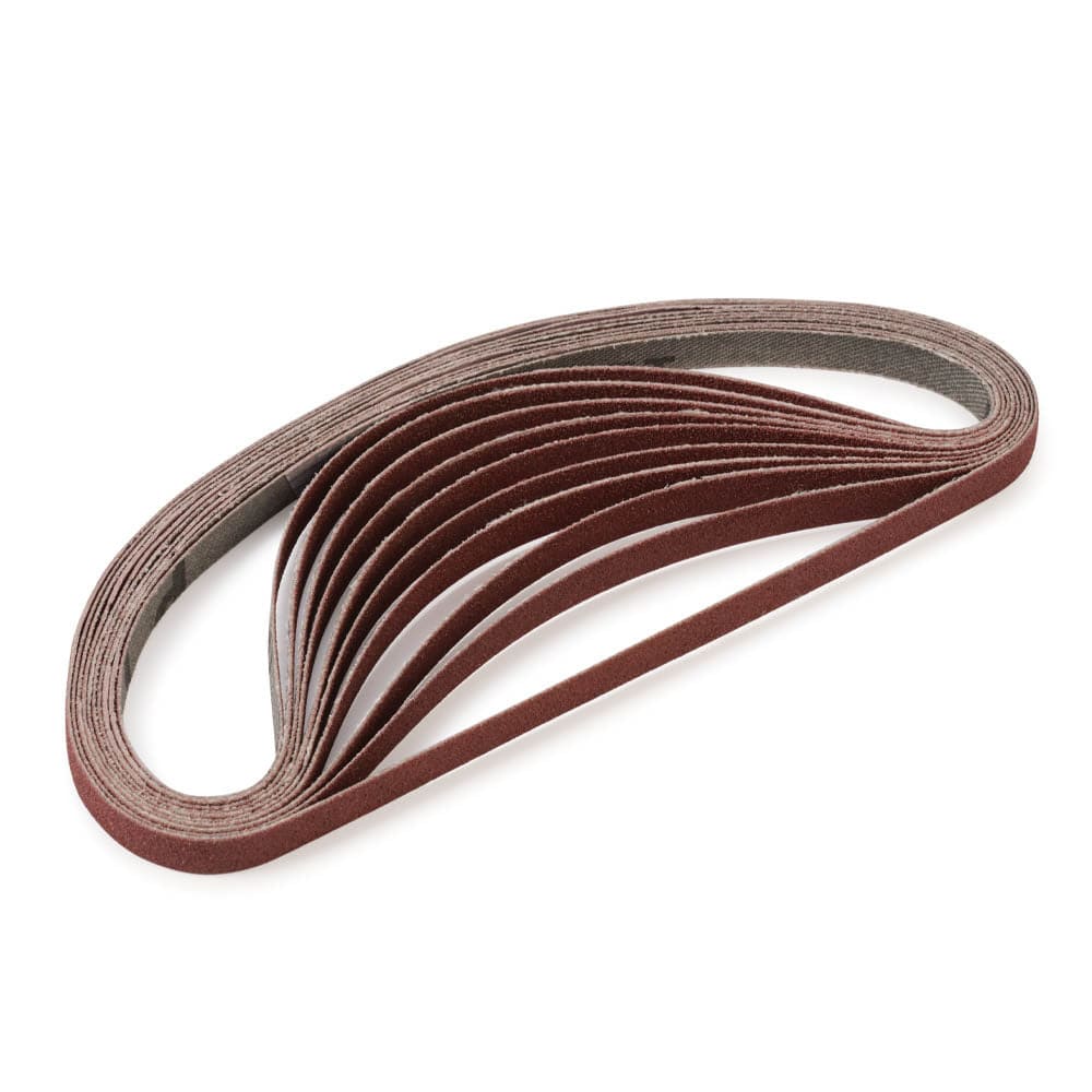 Sanding Detailer Replacement Belts – 120 Grit – 1/4″ – 10 Pack
