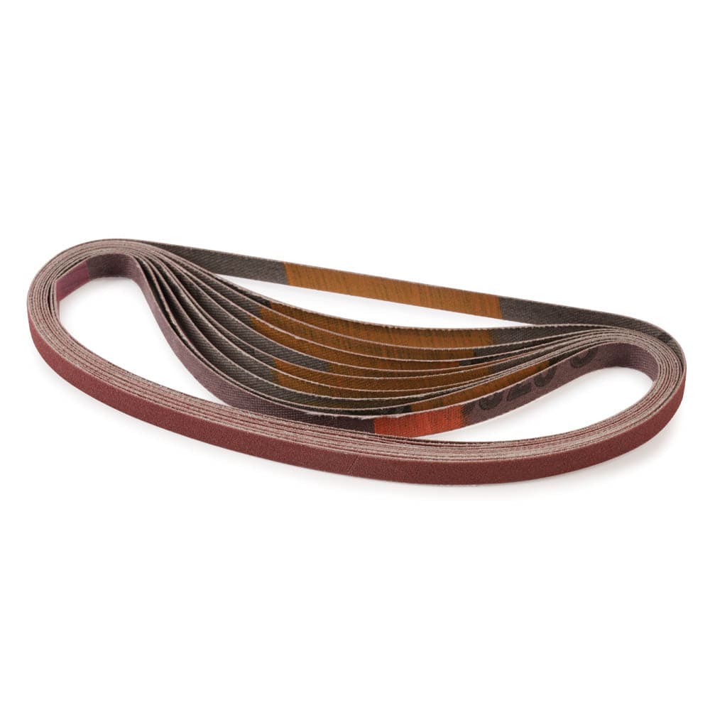 Sanding Detailer Replacement Belts - 180 Grit - 1/4" - 10 Pack - Image 2