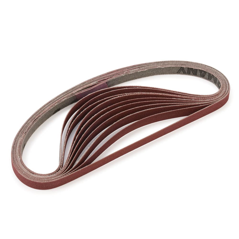 Sanding Detailer Replacement Belts – 240 Grit – 1/4″ – 10 Pack