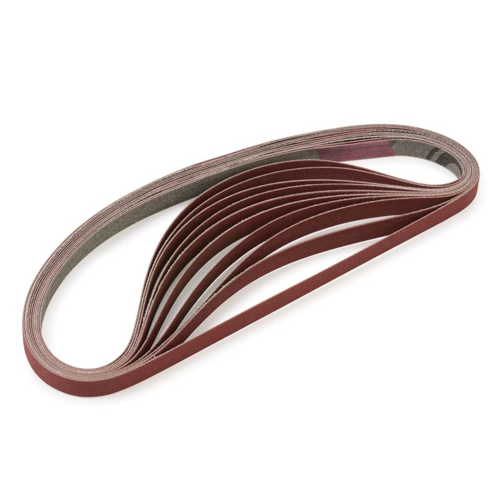 Sanding Detailer Replacement Belts – 320 Grit – 1/4″ – 10 Pack