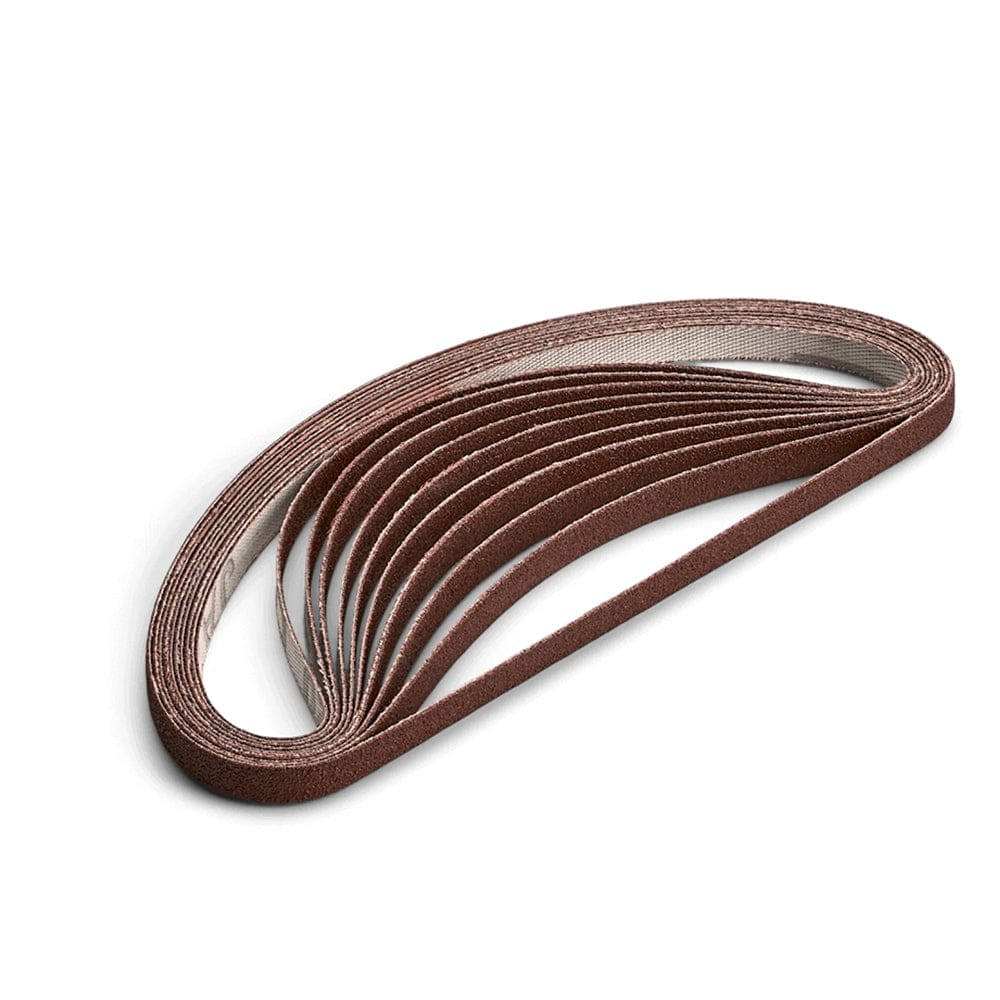 Sanding Detailer Replacement Belts – 180 Grit – 1/2″ – 10 Pack