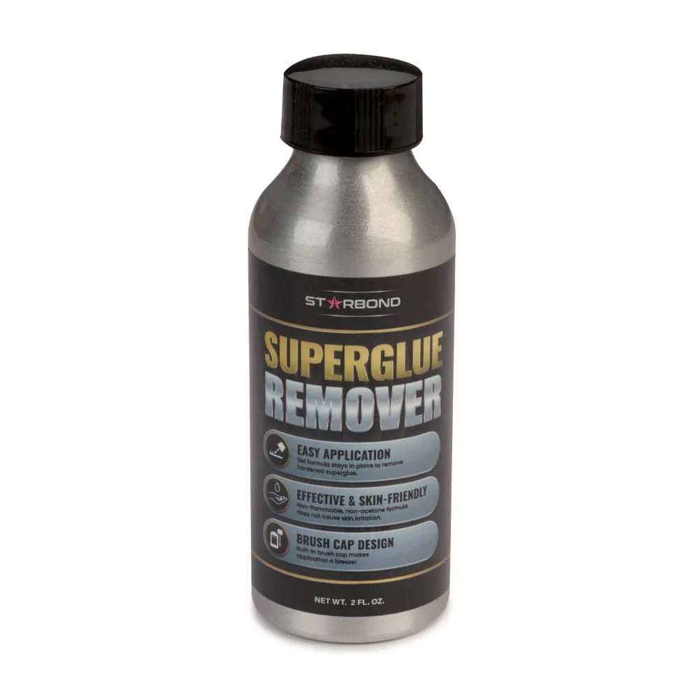 Brush On Super Glue Remover - CA Glue Debonder - 2 oz - Image 1