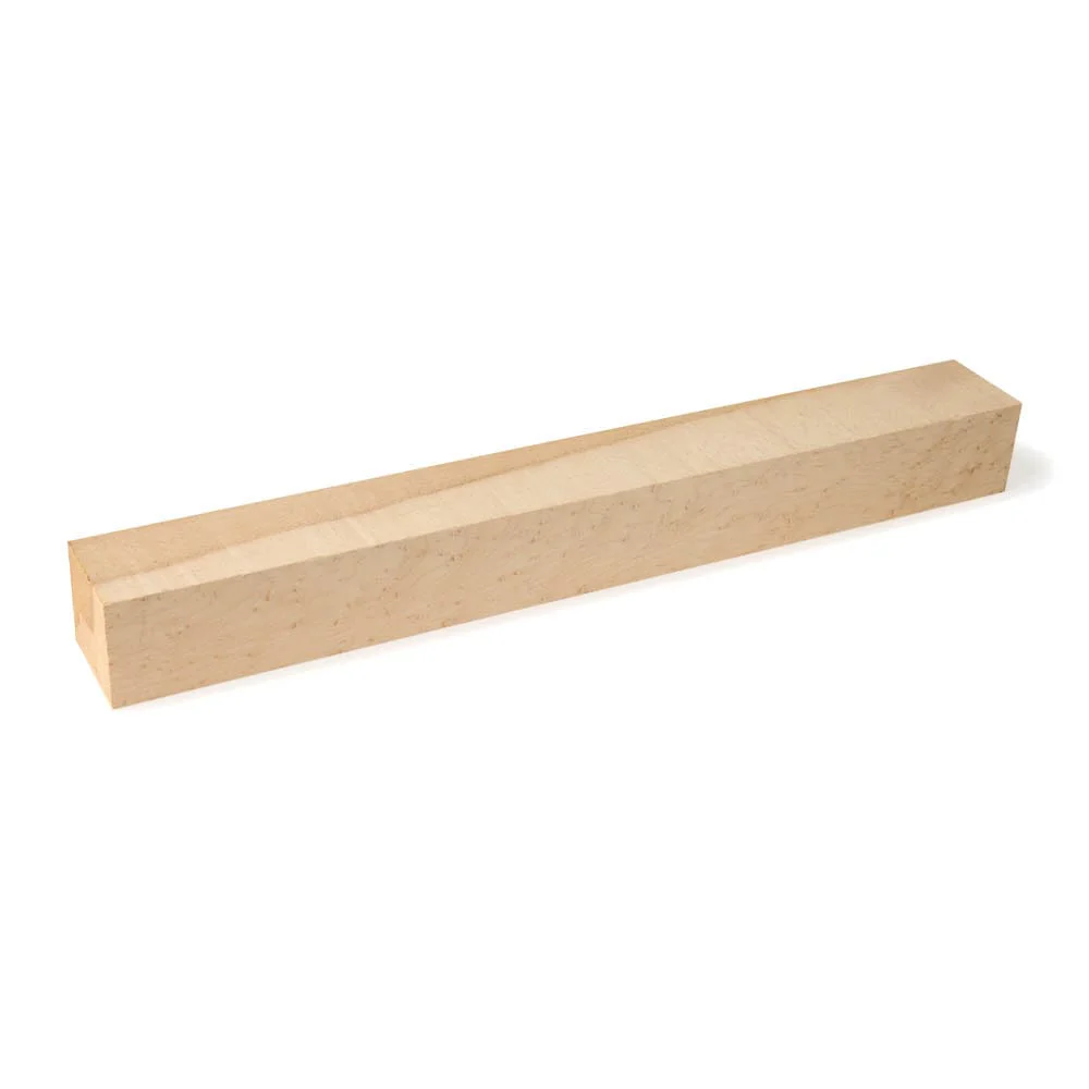 Figured Maple Billet – 1-1/2″ x 1-1/2″ x 14″