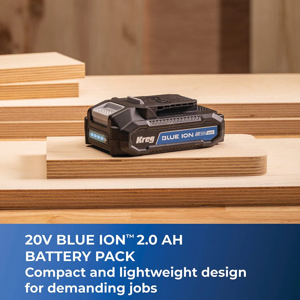 Blue Ion 2.0 Ah Battery Pack - 20V - Image 3