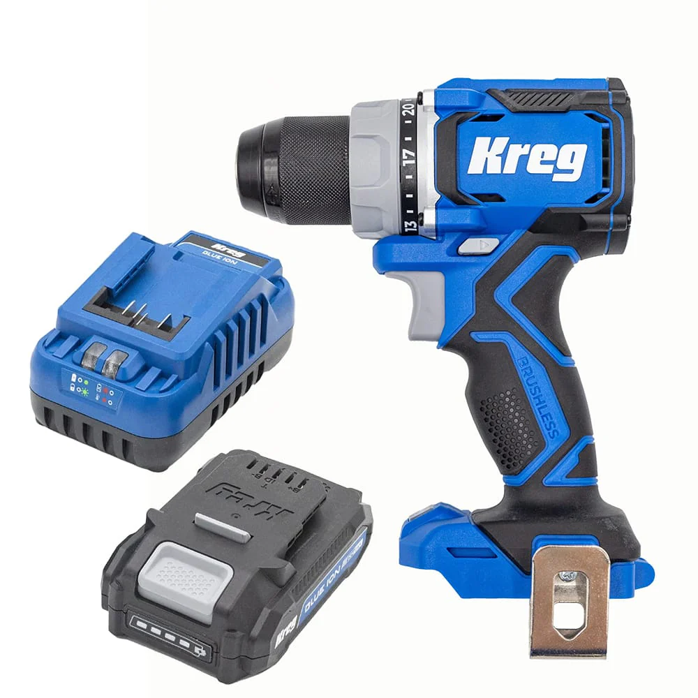 Ionic Drive Power Drill – 20V with 2AH Battery and Charger Kit