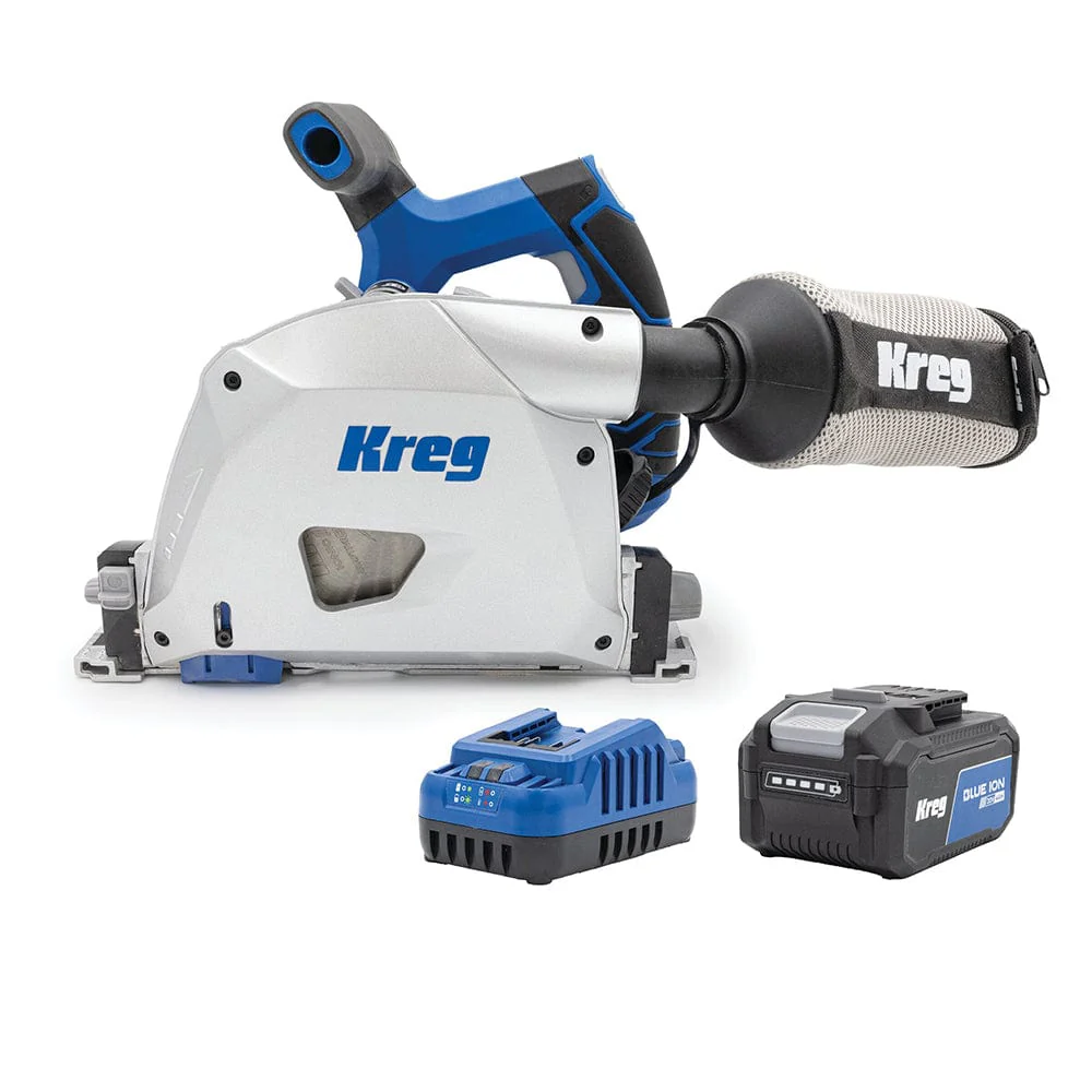 Ionic Drive 6-1/2″ Plunge-Cut Track Saw Kit – 20V